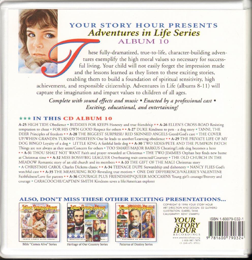 NEW Your Story Hour ADVENTURES IN LIFE Complete SET 4 Albums 8 9 10 11 48 CDs