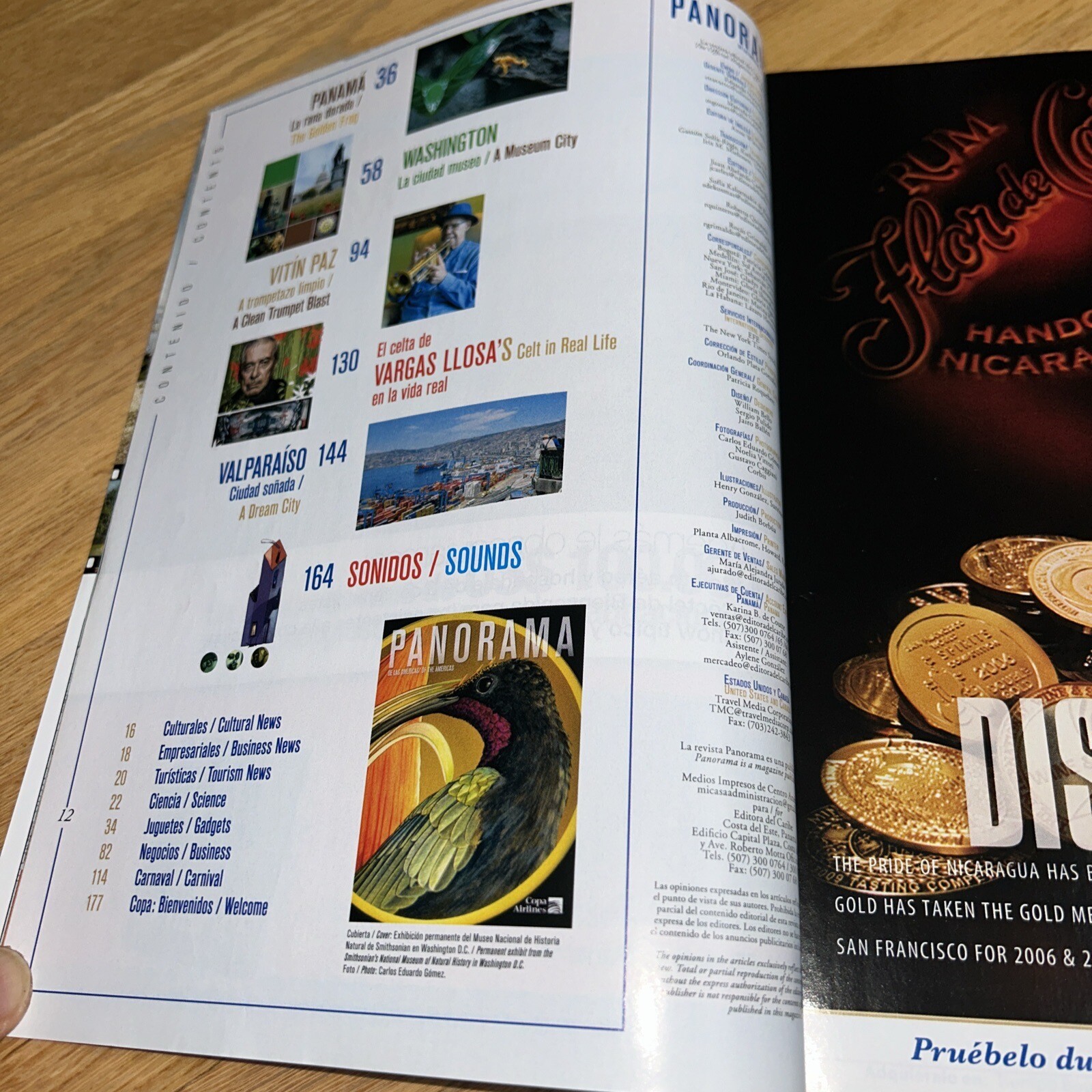 January 2011 COPA AIRLINES – PANORAMA In-Flight Magazine 200+ pages