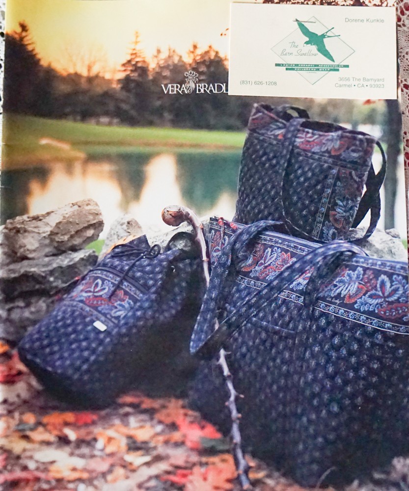 ~ Rare Vintage 1990’s Vera Bradley Catalog 24 pg Beginning Years Gorgeous Photos