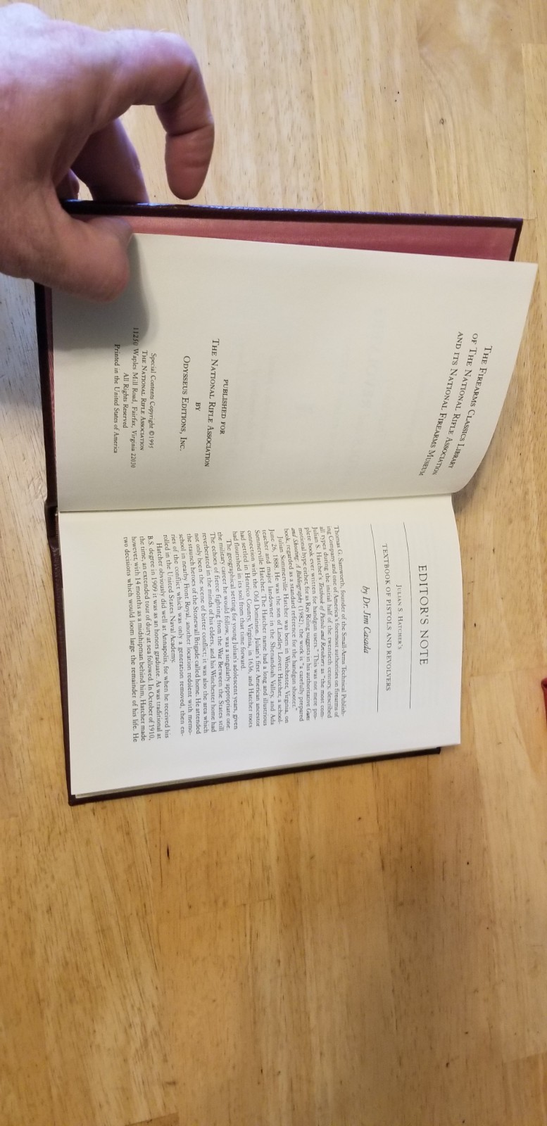 Firearms Classic Library Collection-Lot Of 6 Leather-bound Books
