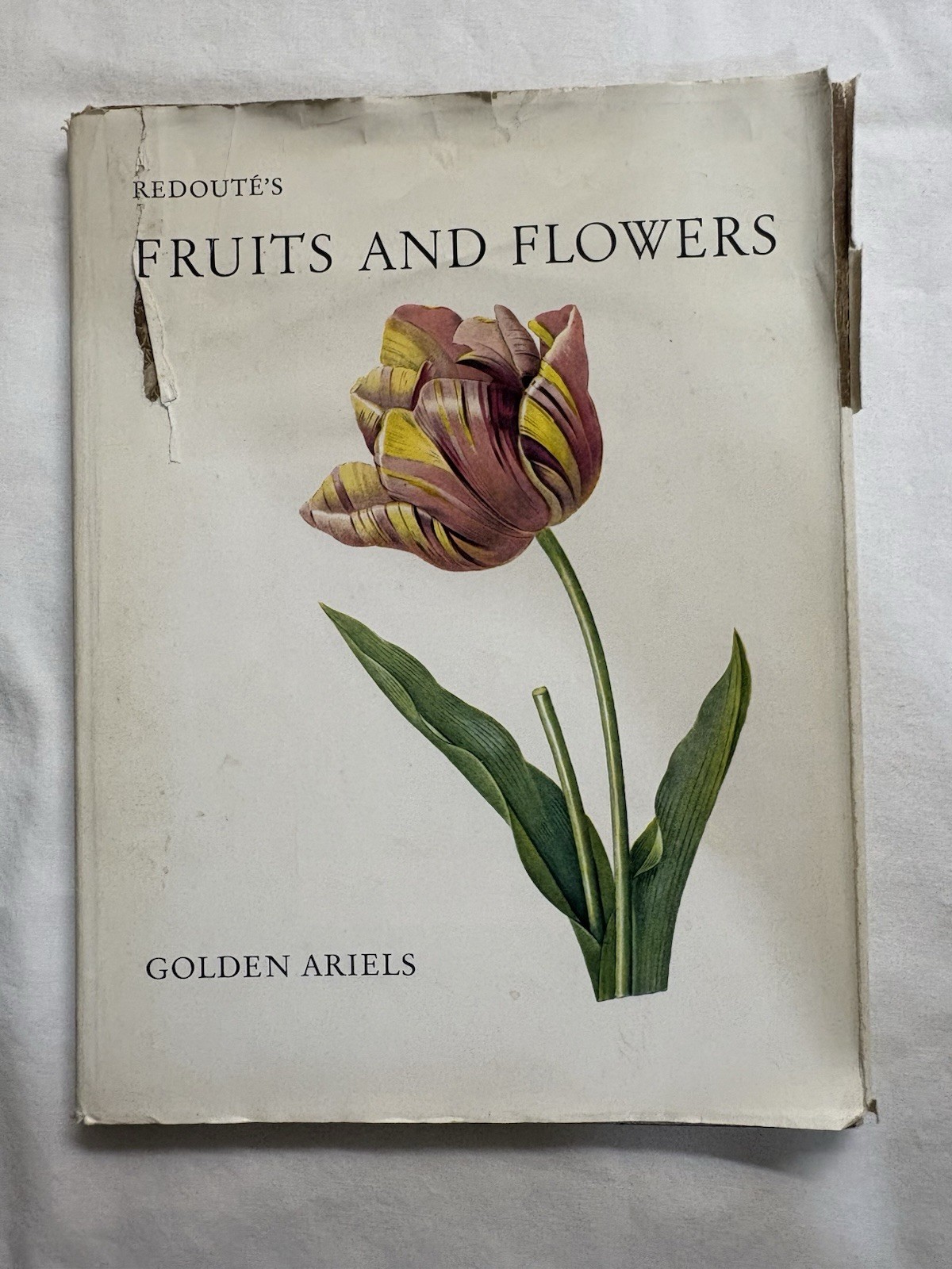 Redoute’s Fruits and Flowers No 4 1964 First Ed Golden Ariels Beautiful Plates