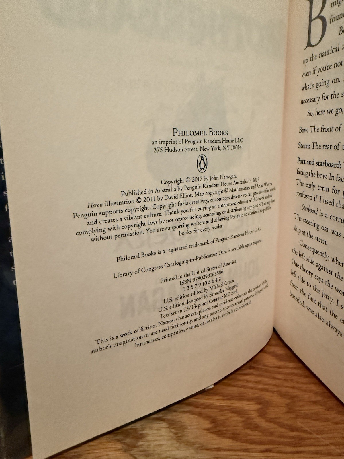 Brotherband Chronicles, Books 5,6,7 by John Flanagan First Edition 1st Print HC
