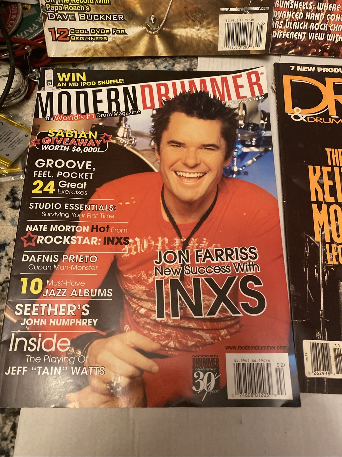 Modern Drummer Year 1990’s Magazines 12 issues vintage lot