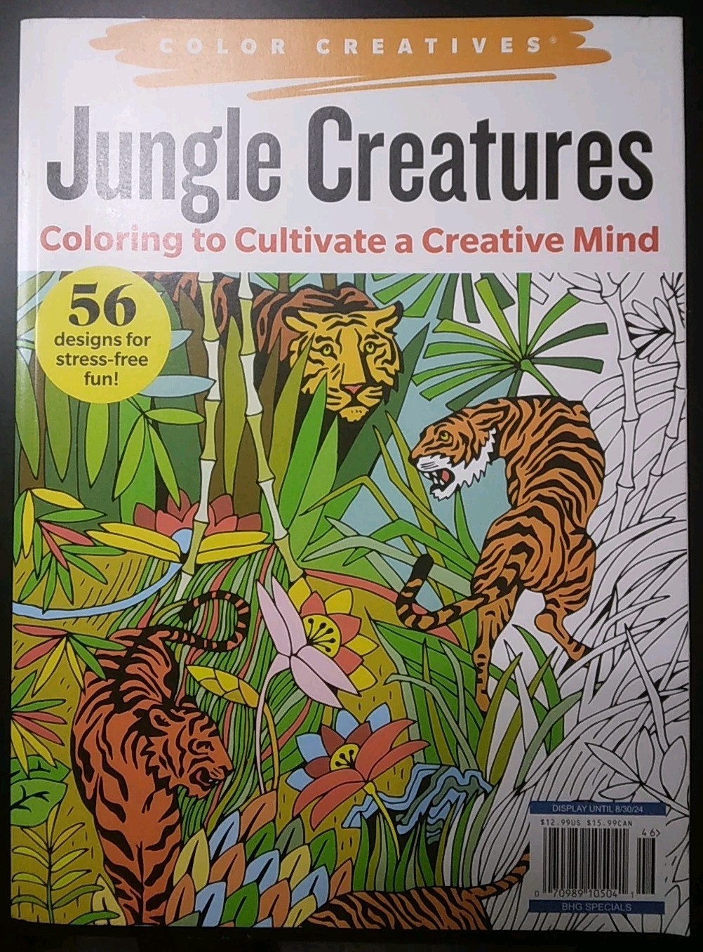 Color Creatives: Jungle Creatures-Coloring to Cultivate a Creative Mind (2024)