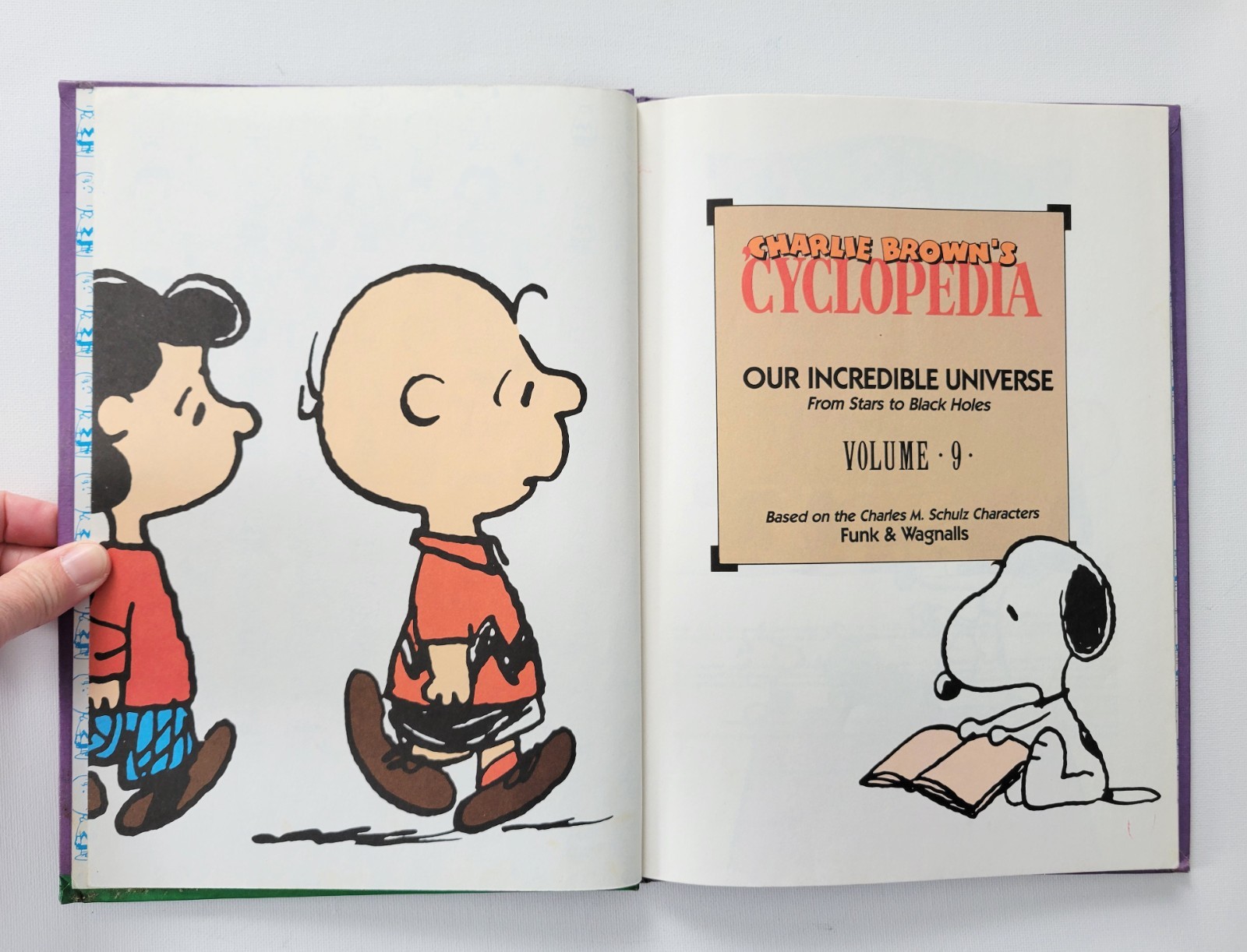 Vintage 1990 Charlie Brown’s ‘Cyclopedia HCs Lot of 5: Books 2 4 6 8 9