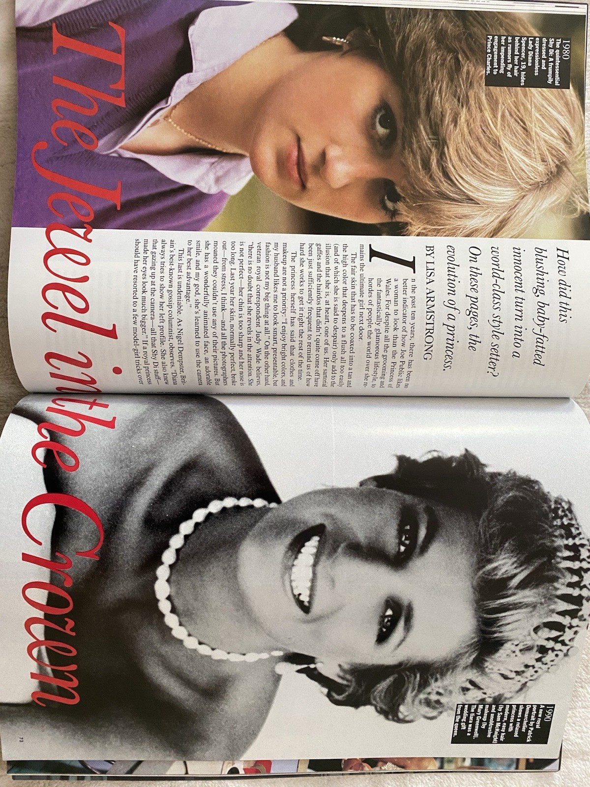 Vintage Allure Magazine November 1991 Princess Diana 90s Supermodels 90s Style