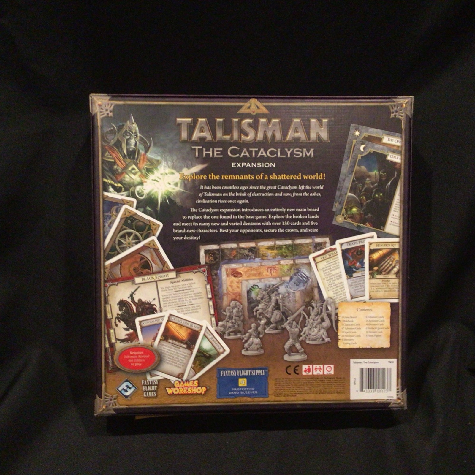 Talisman Board Game Revised 4th THE CATACLYSM Expansion FFG 100% COMPLETE