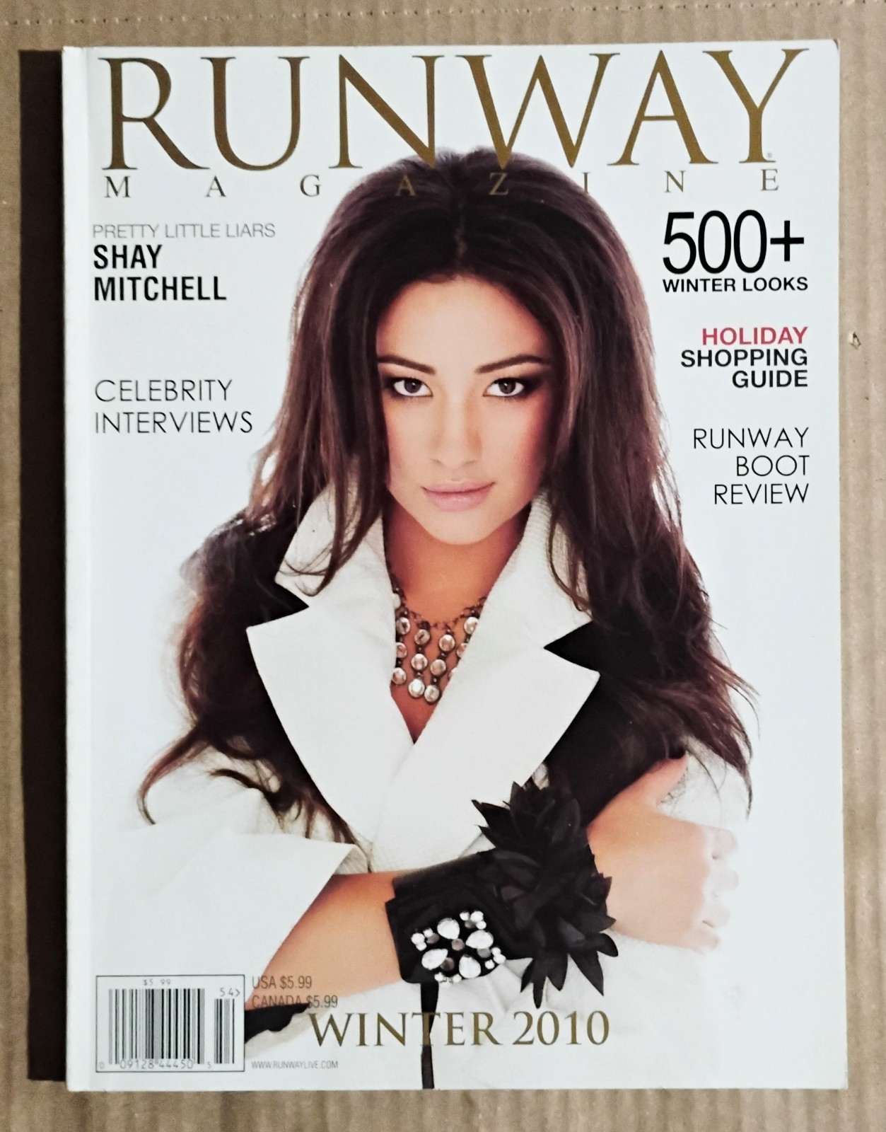 Runway Magazine Winter 2010 Shay Mitchell Interviews Fashion Models