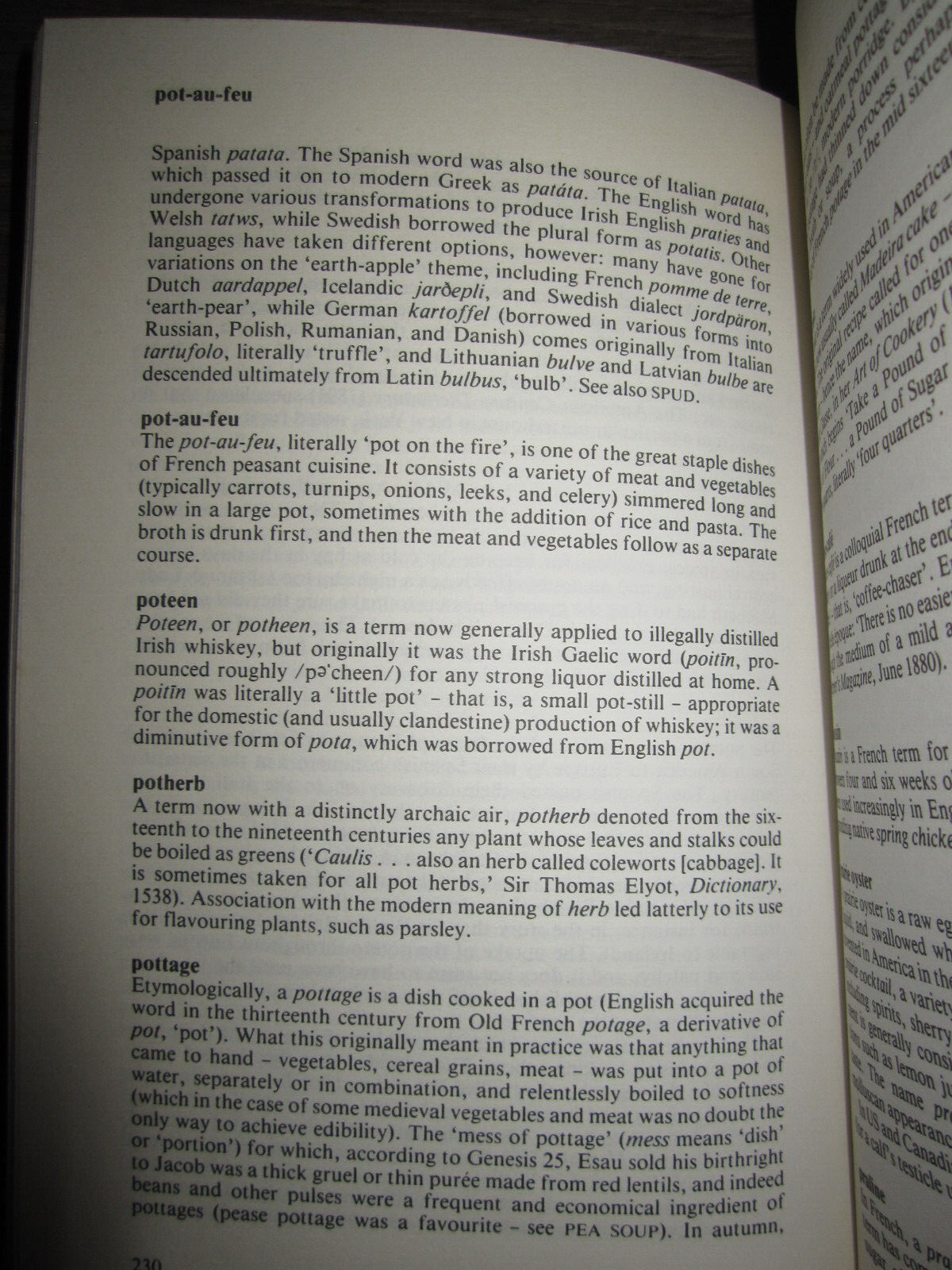 Vtg HC, The Glutton’s Glossary, A Dictionary of Food & Drink by John Ayto, 1990
