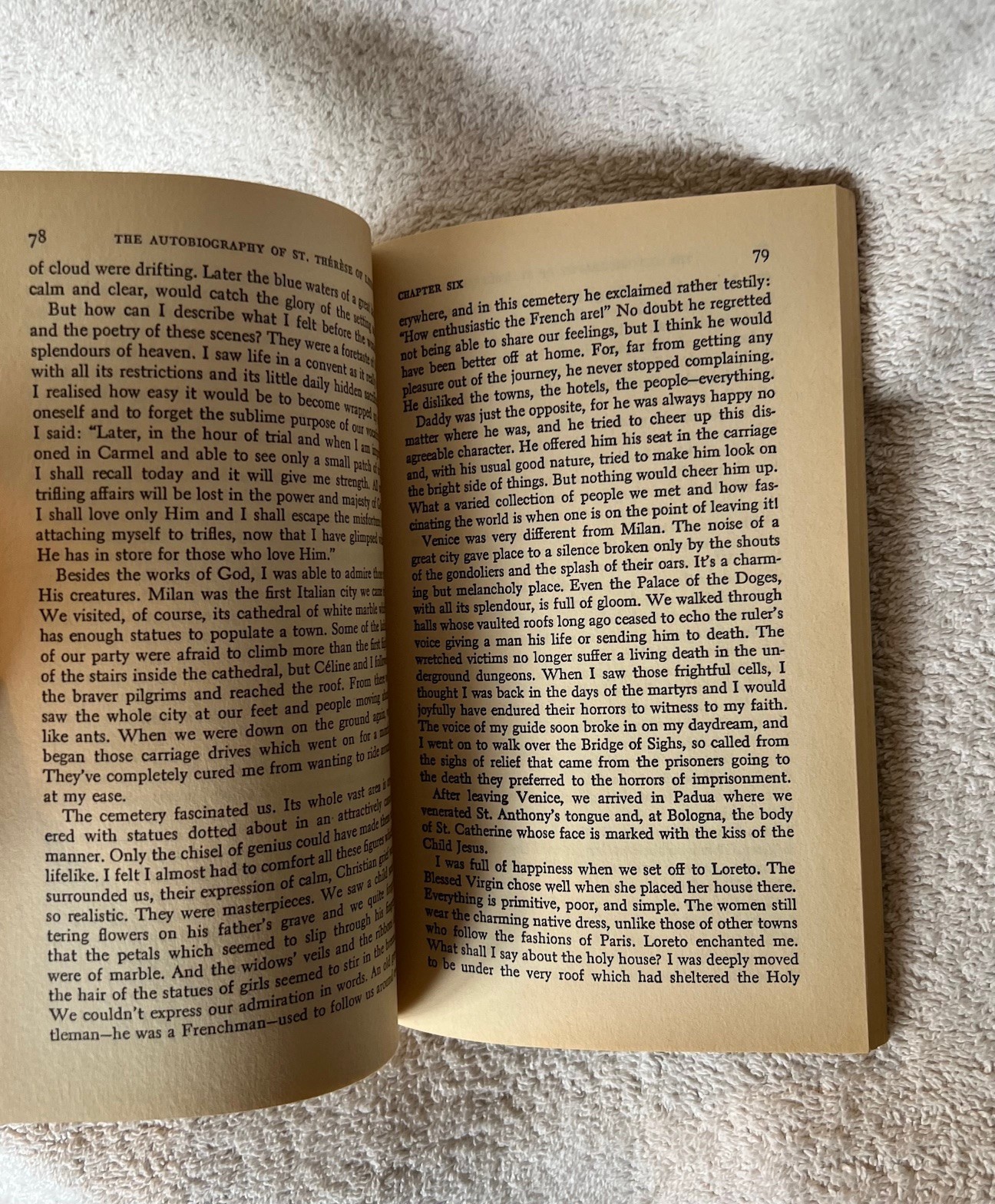 Autobiography of Saint Therese of Lisieux Paperback Book Vintage John Beevers