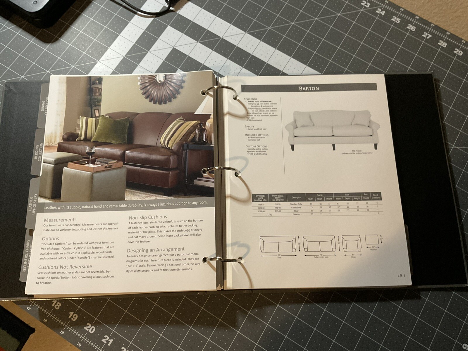 Norwalk Furniture Salesman Binder Catalog, Couch, Chair, Dimensions, 200 Pages