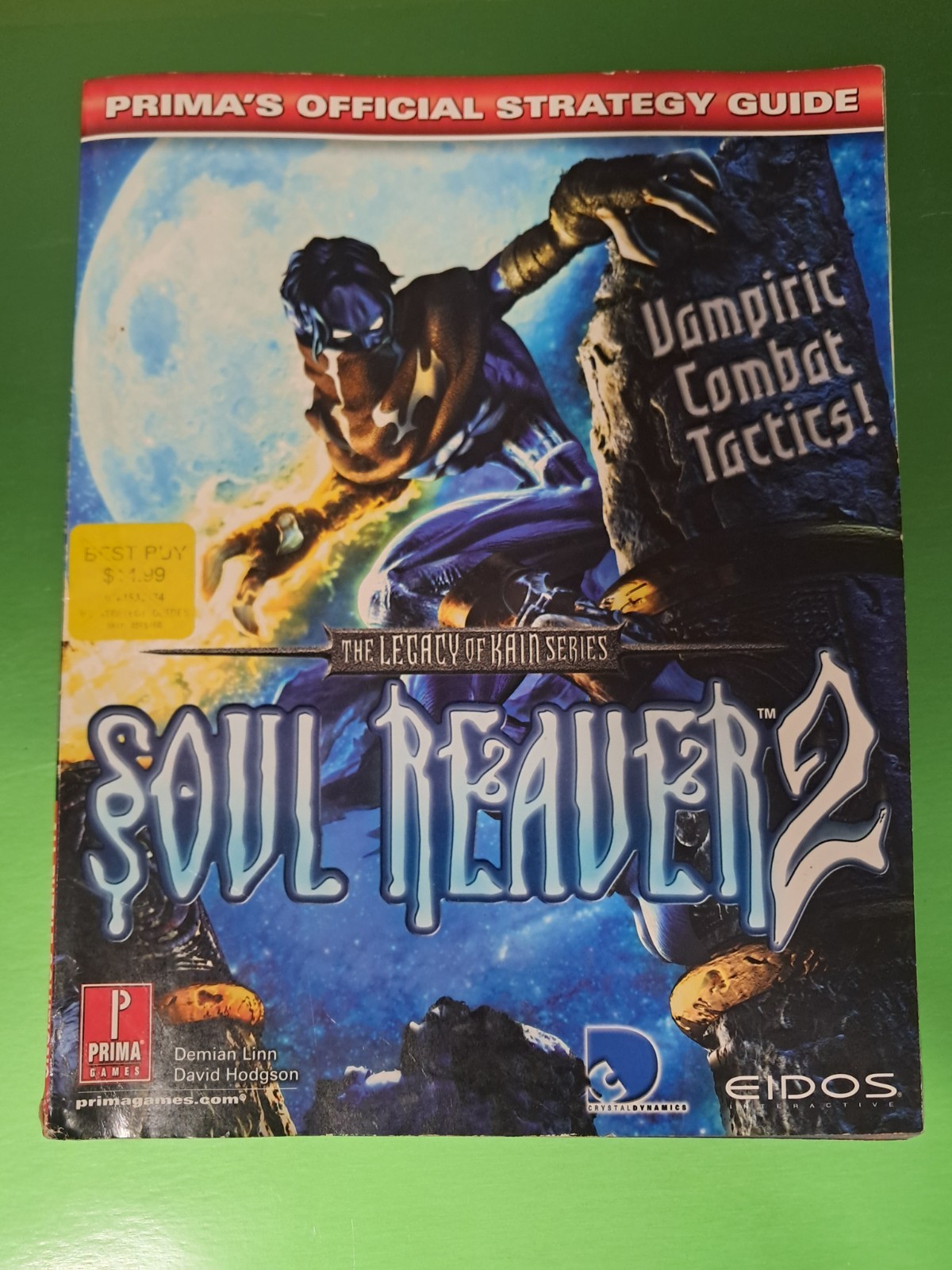 Soul Reaver 2 Official PRIMA Games Strategy Guide 2001 PlayStation Eidos ps2