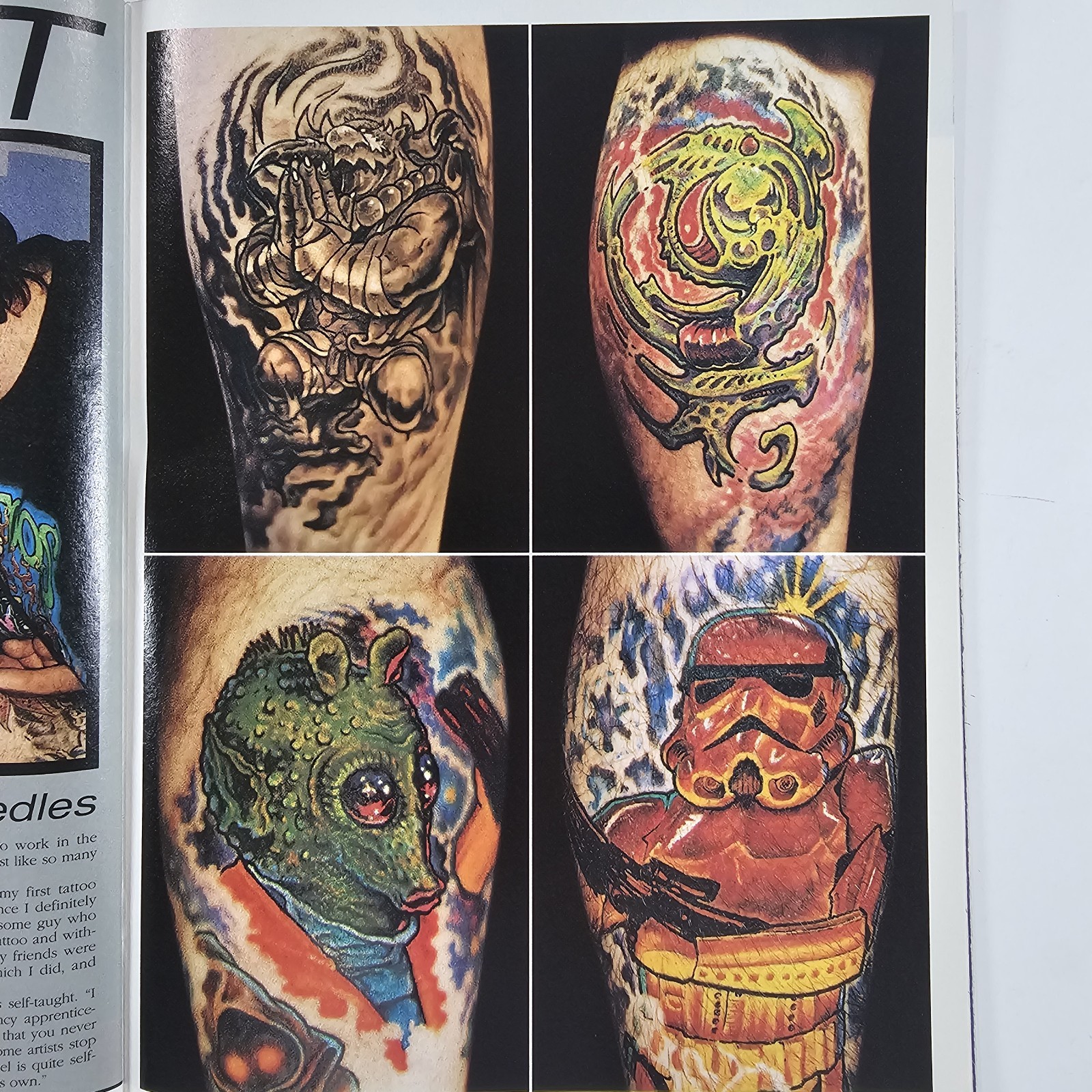 Vintage 1990s Lot Of 4 Tattoo Magazines Issue #132, 134, 137, & 138