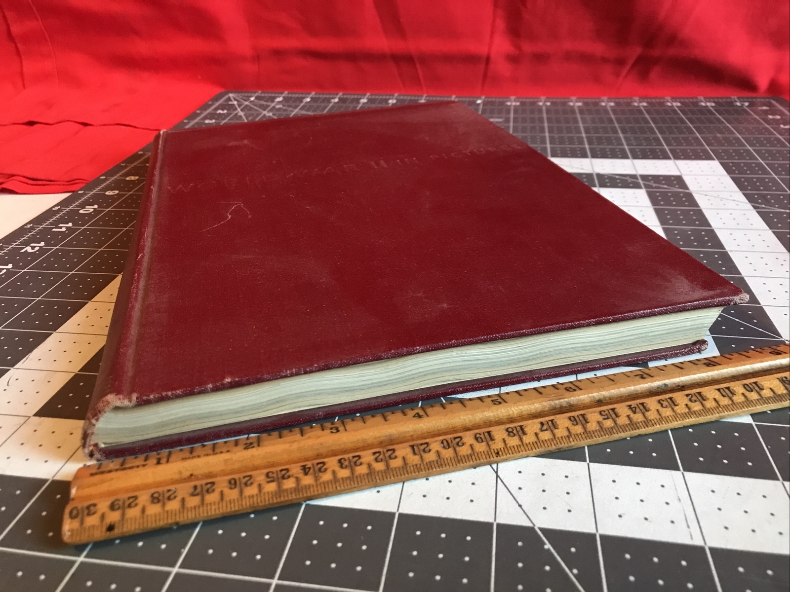 Vintage 1945 World War II In Pictures Volume 1 Hardcover Book