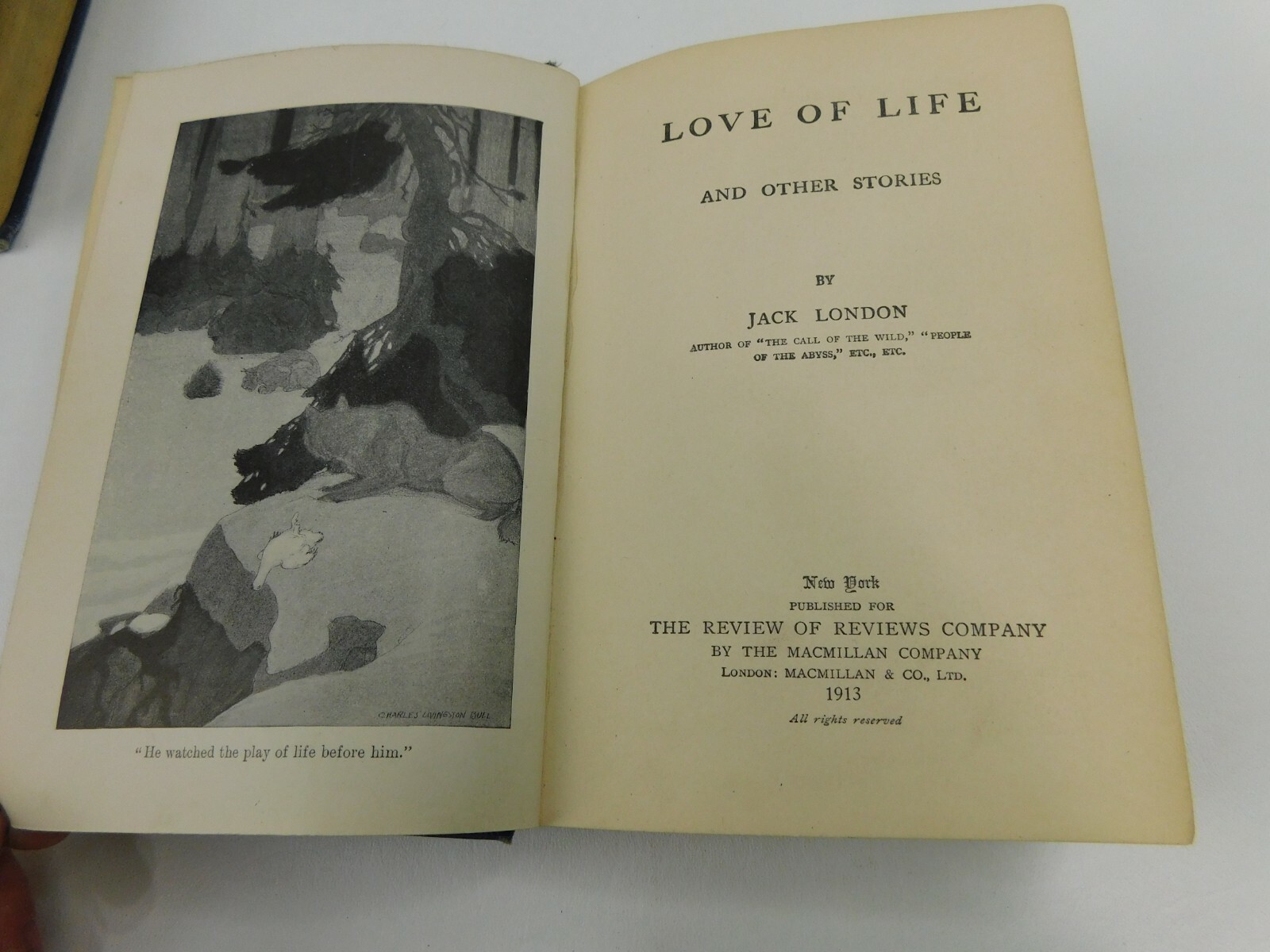 The Sea-Wolf 1912 Love Of Life 1919 JACK LONDON Authorized Edition 2 Set Books
