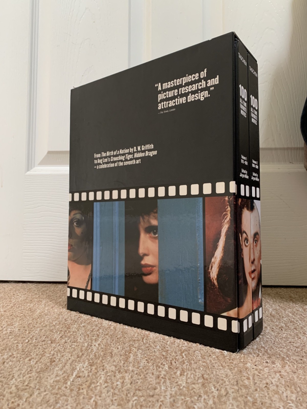 TASCHEN: 100 ALL-TIME FAVORITE MOVIES, 1915-1959; 1960-2000. Hardback Jugen Mull