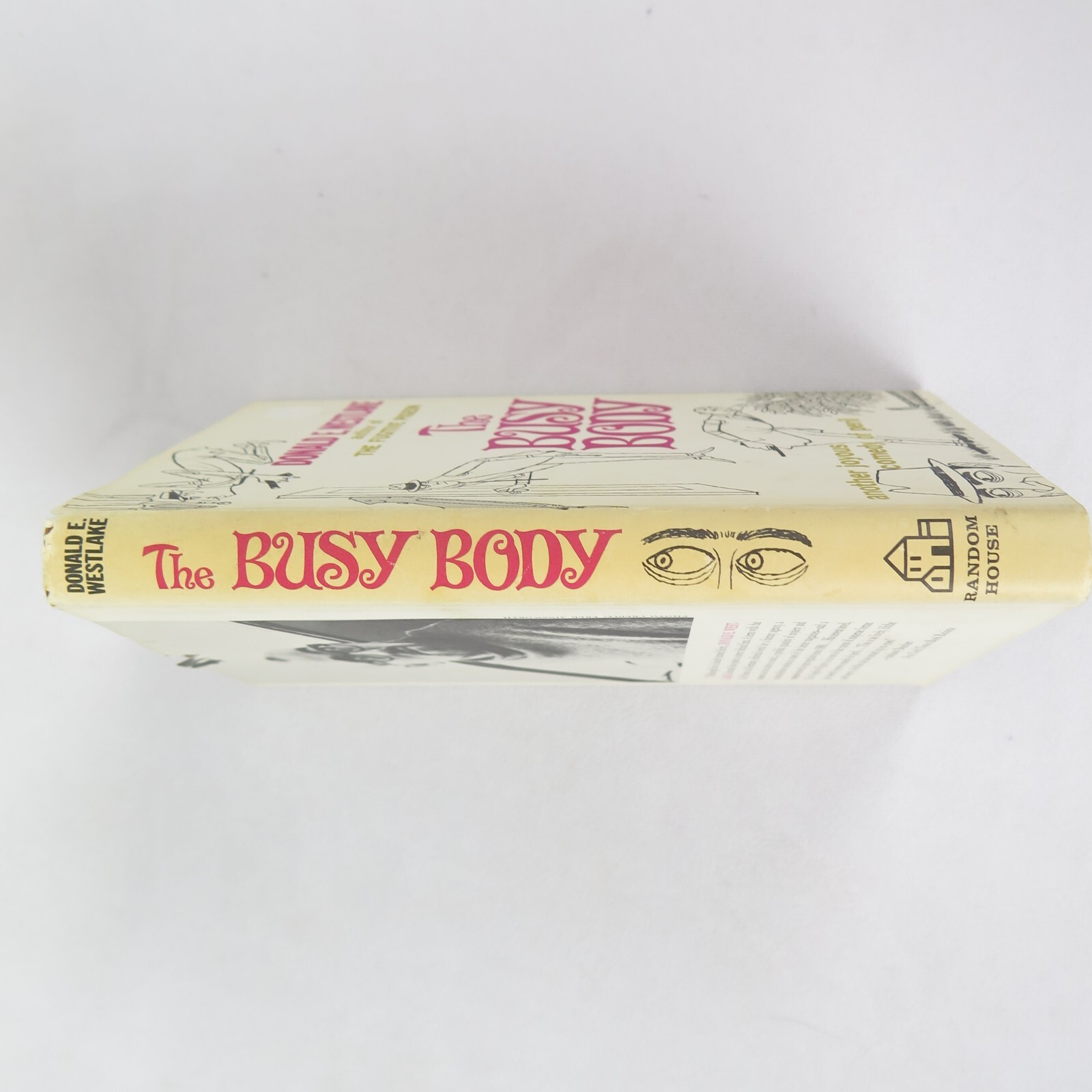 Th Busy Body Book by Donald E Westlake Random House 1966 Hard Cover DJ Crime
