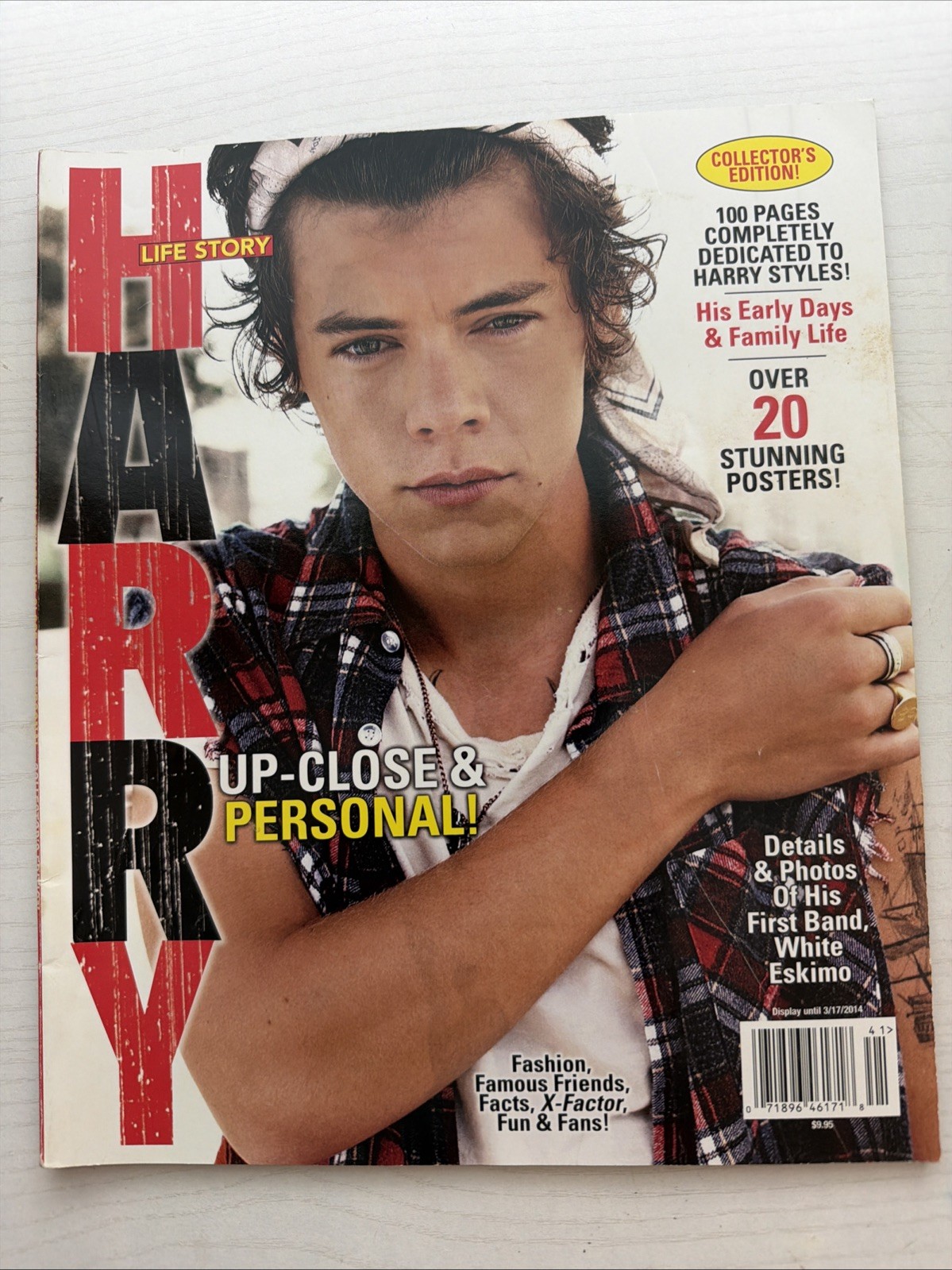 Harry Styles Up Close & Personal Collector’s Edition Life Story (3/17/2014) RARE