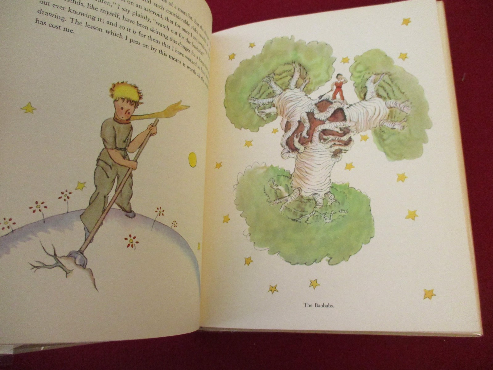 The Little Prince ~ Antoine De Saint-Exupery (1943) Early Harcourt Brace & World