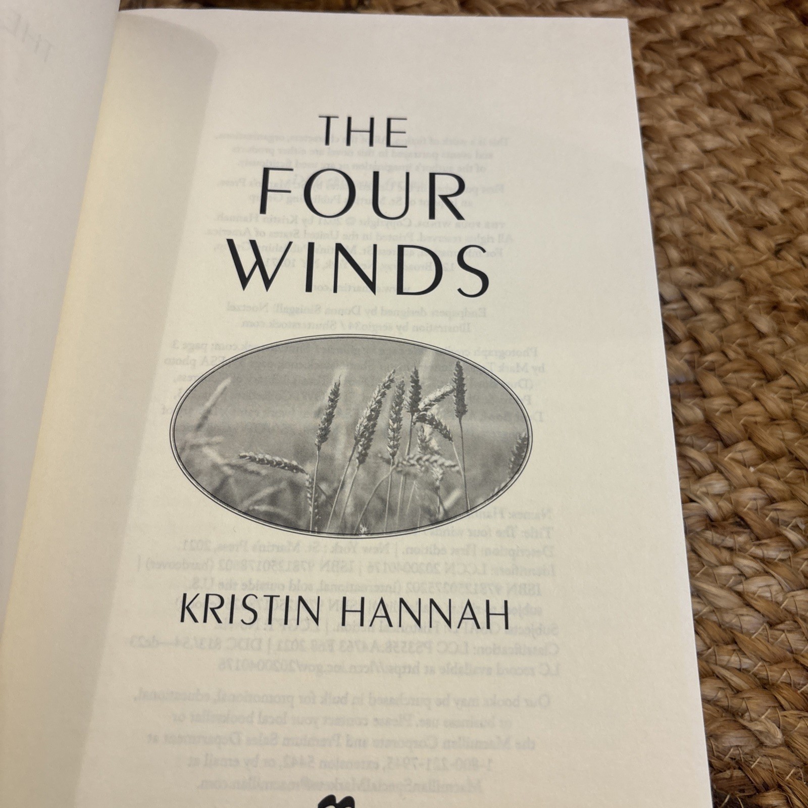 The Four Winds: A Novel HC New! Never Read