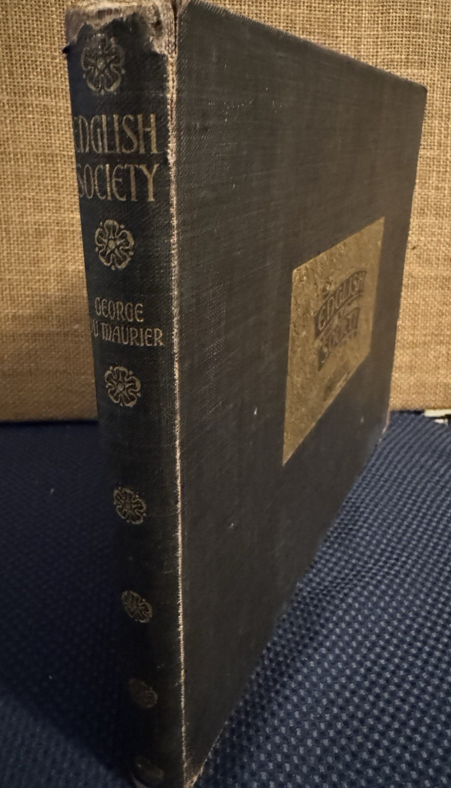 Antique Book-ART-«English Society» Sketches by George DuMaurier;1897; XL Piece