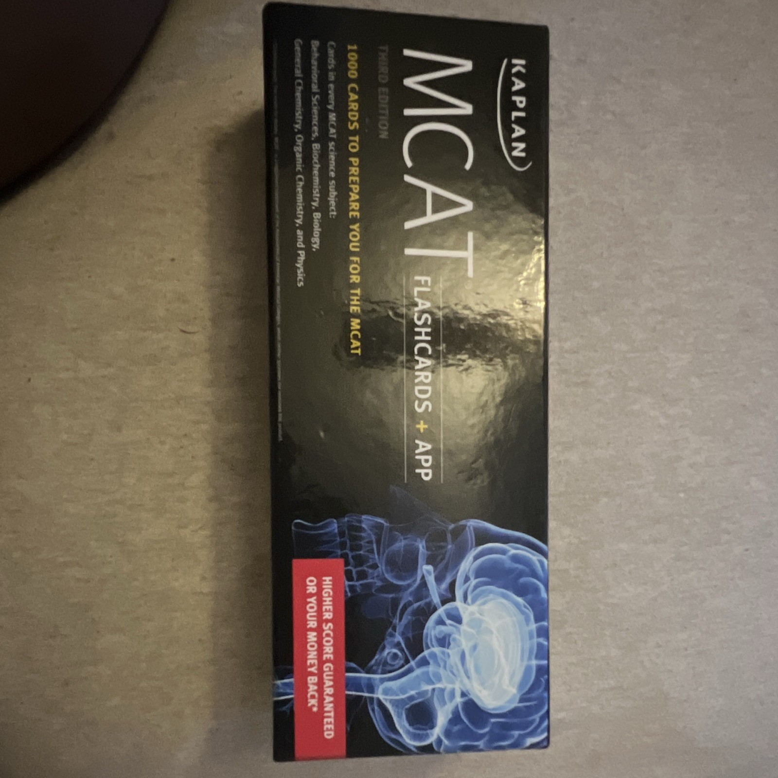 Kaplan MCAT Flashcards + App 3rd Edition English 2020 1000 Cards