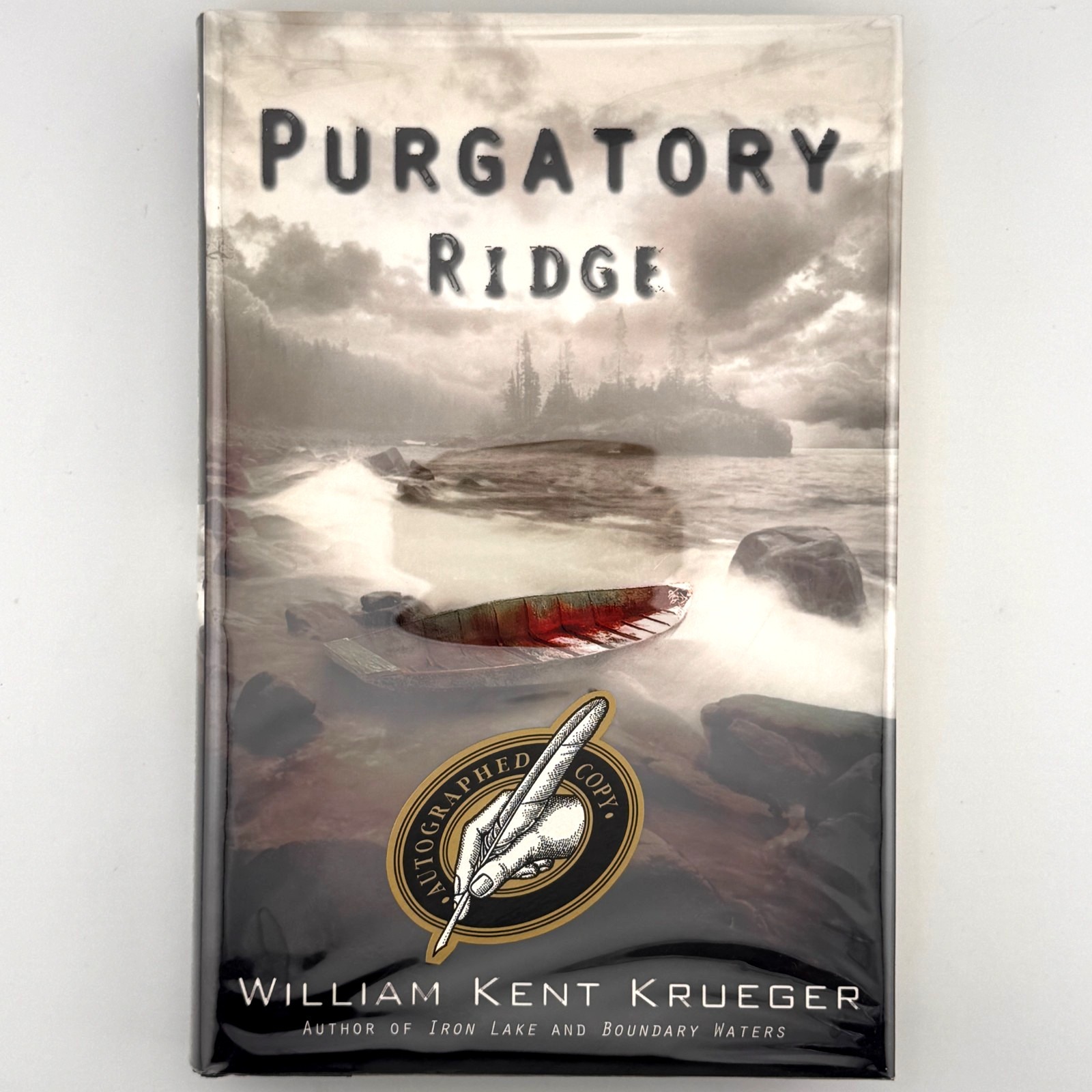 Purgatory Ridge SIGNED by William Kent Krueger (2001, Hardcover) 1st Ed / Print