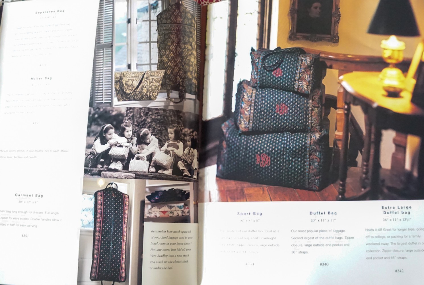 ~ Rare Vintage 1990’s Vera Bradley Catalog 24 pg Beginning Years Gorgeous Photos