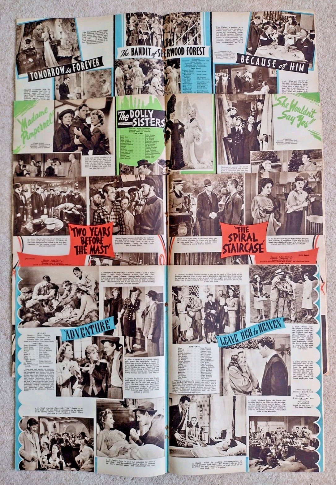 Picture Show magazine x11 1946 issues Garland Sinatra Bergman Cooper +++