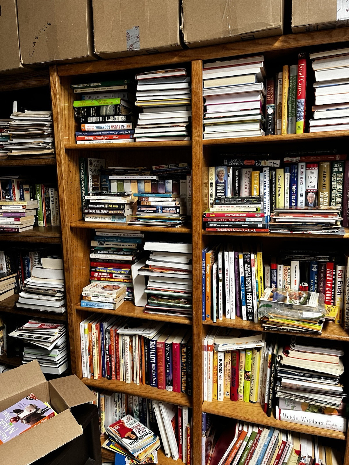 Books by Genre 100~Pound BOOKs Lot Sorted Fiction/Nonfiction