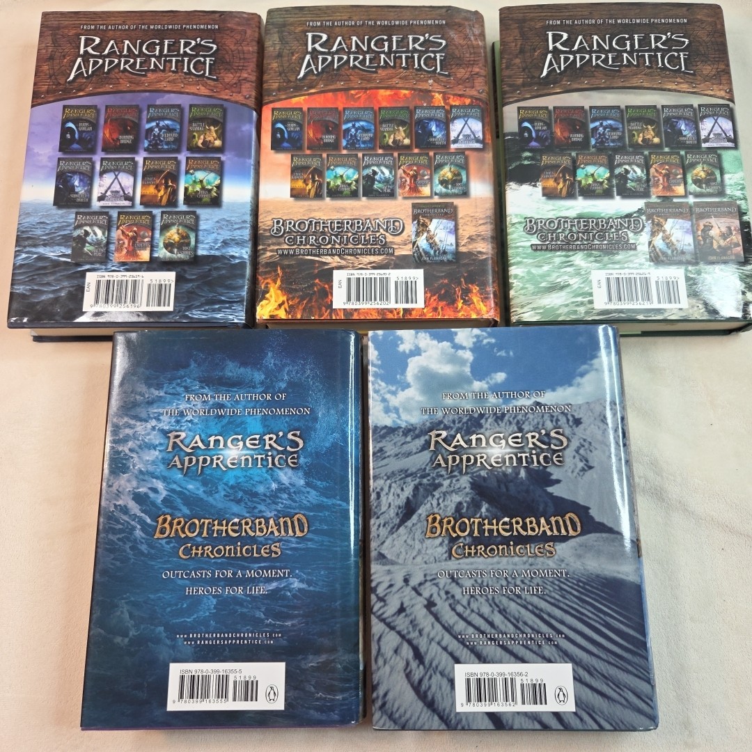 John Flanagan Brotherband Chronicles Books 1-5 Hardcover (Ranger’s Apprentice)