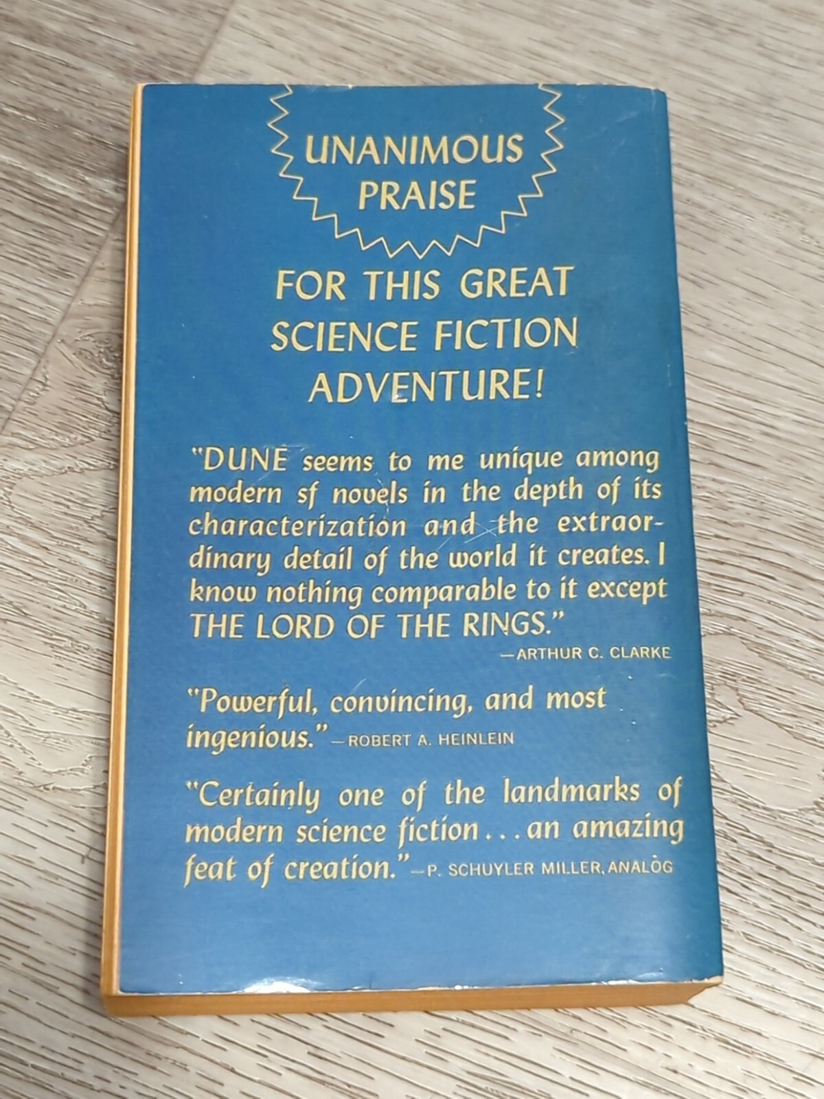 Dune by Frank Herbert. 1965 Ace N-3 First Paperback Edition $0.95 Sci-fi Classic