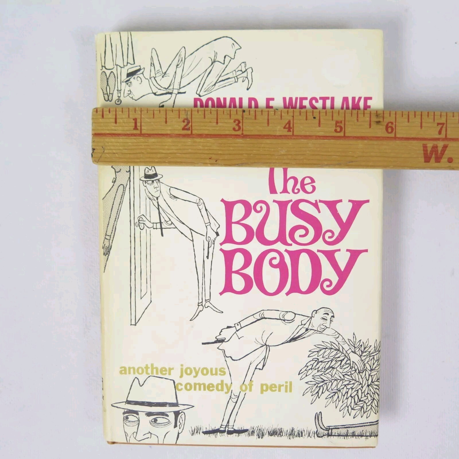Th Busy Body Book by Donald E Westlake Random House 1966 Hard Cover DJ Crime