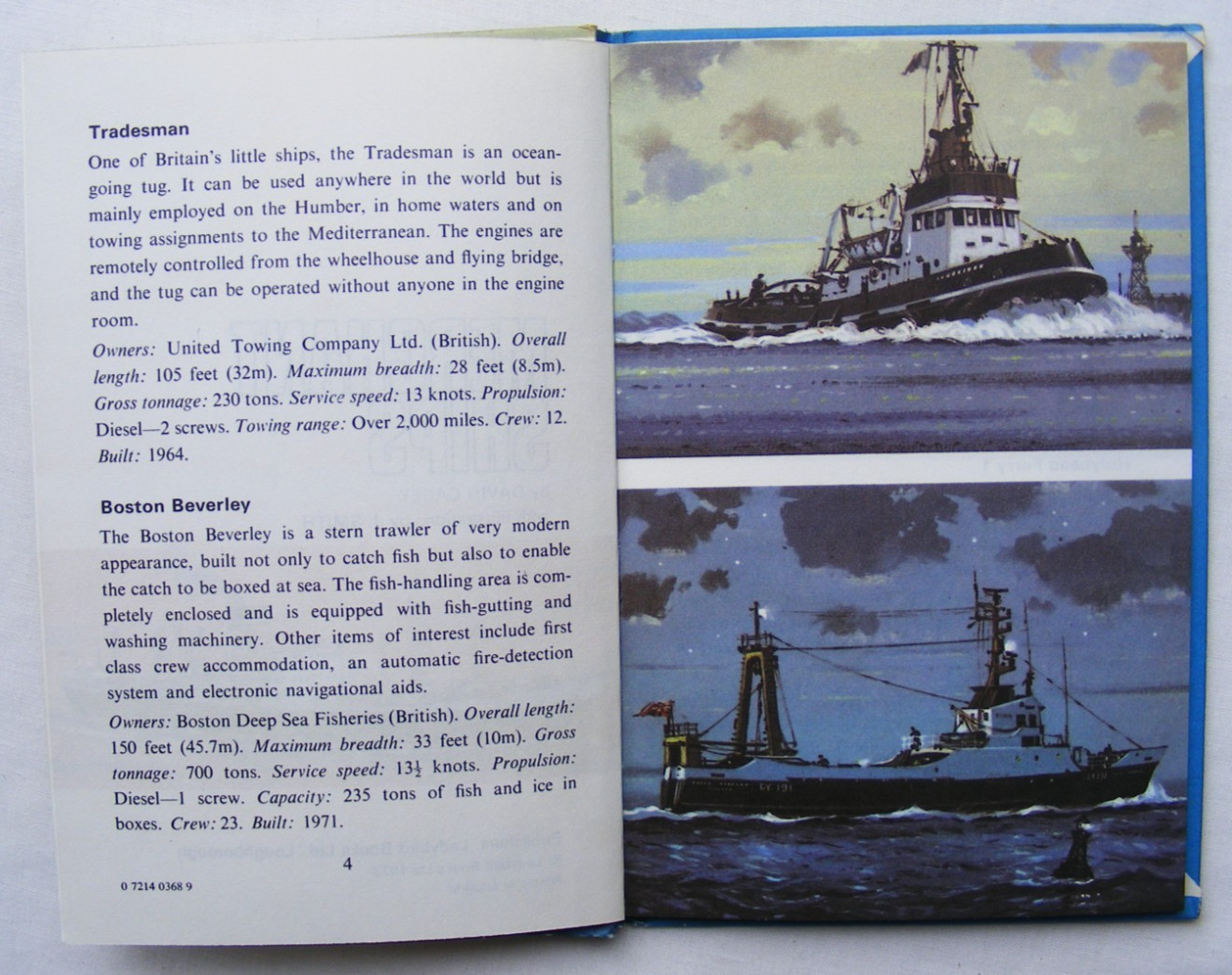 Ladybird Book – Merchant Ships – Recognition 584 -1st Edition- VGC +FREE COVER+