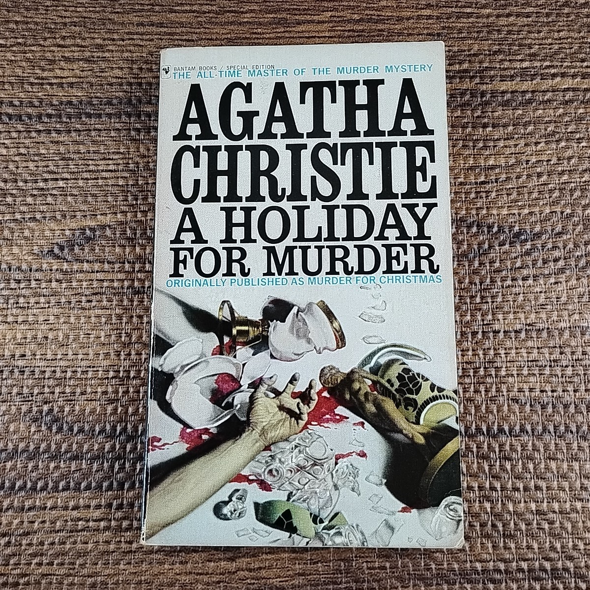 Agatha Christie ~ A Holiday For Murder 1962 Vintage Paperback Book Bantam