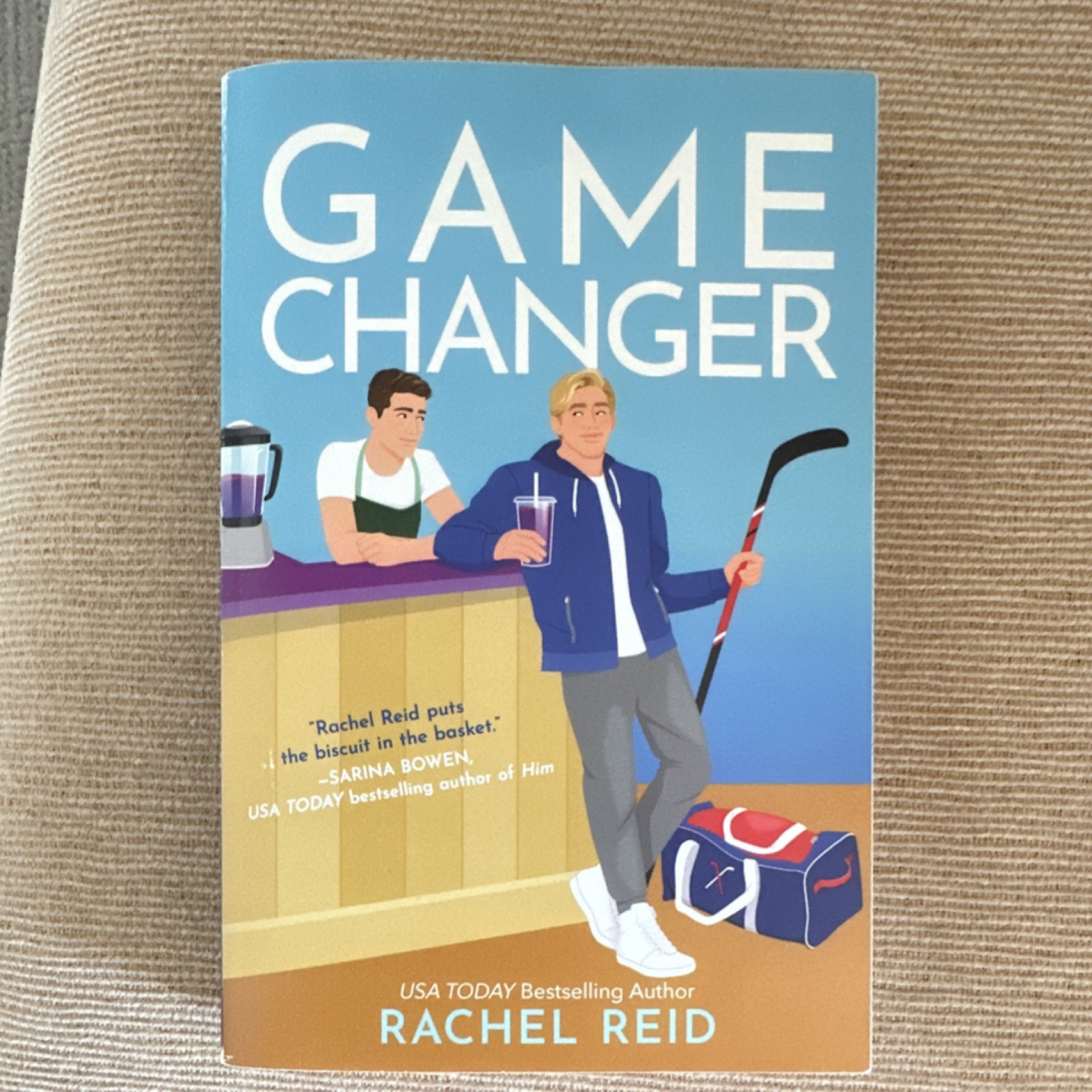 Game Changer & Heated Rivalry Paperback by Rachel Reid