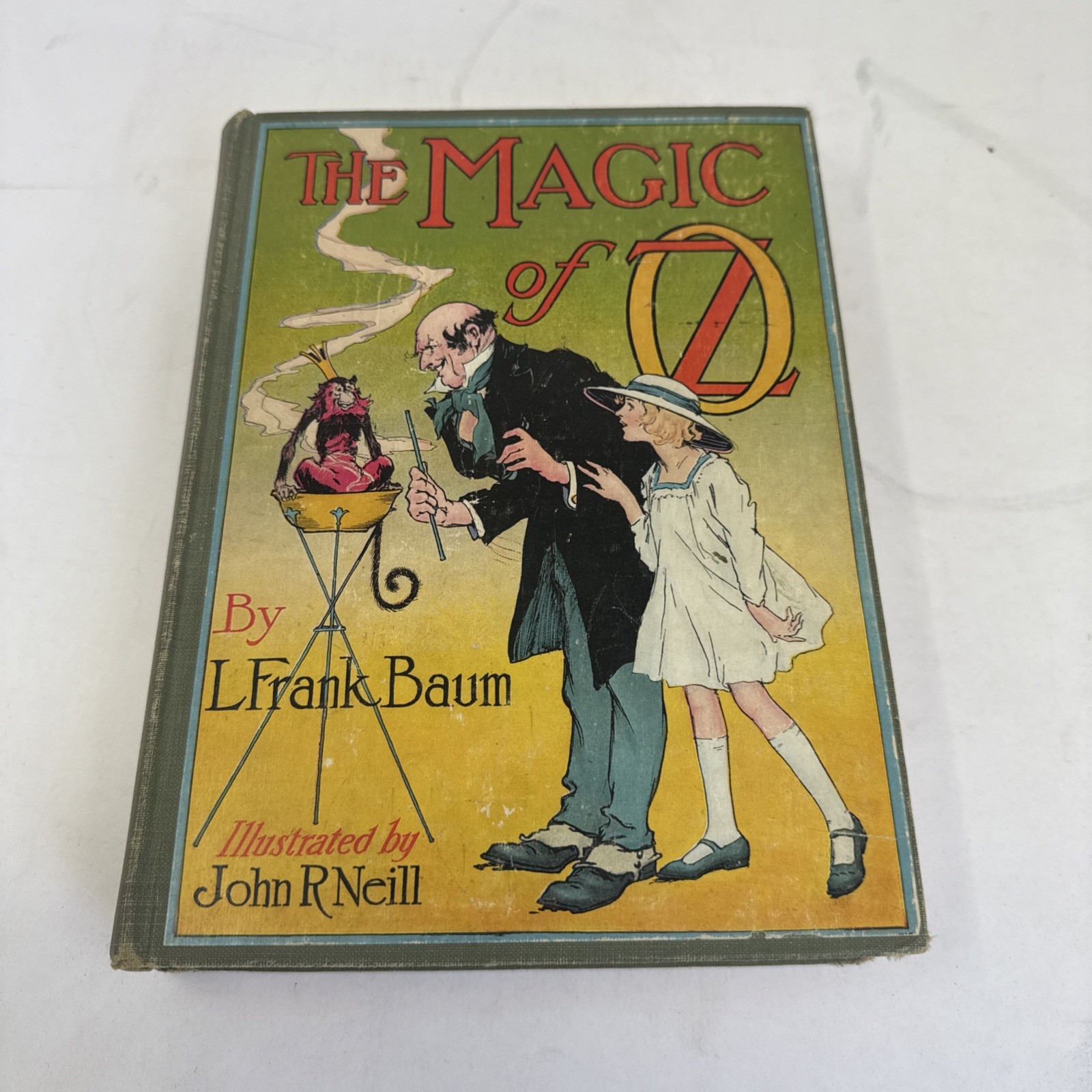 Magic of Oz L Frank Baum Early Reilly Lee Printing 12 Color Plates John R Neill