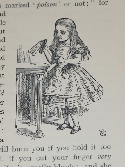 Vintage Alice’s Adventures in Wonderland, Illustrated by John Tenniel, 1953