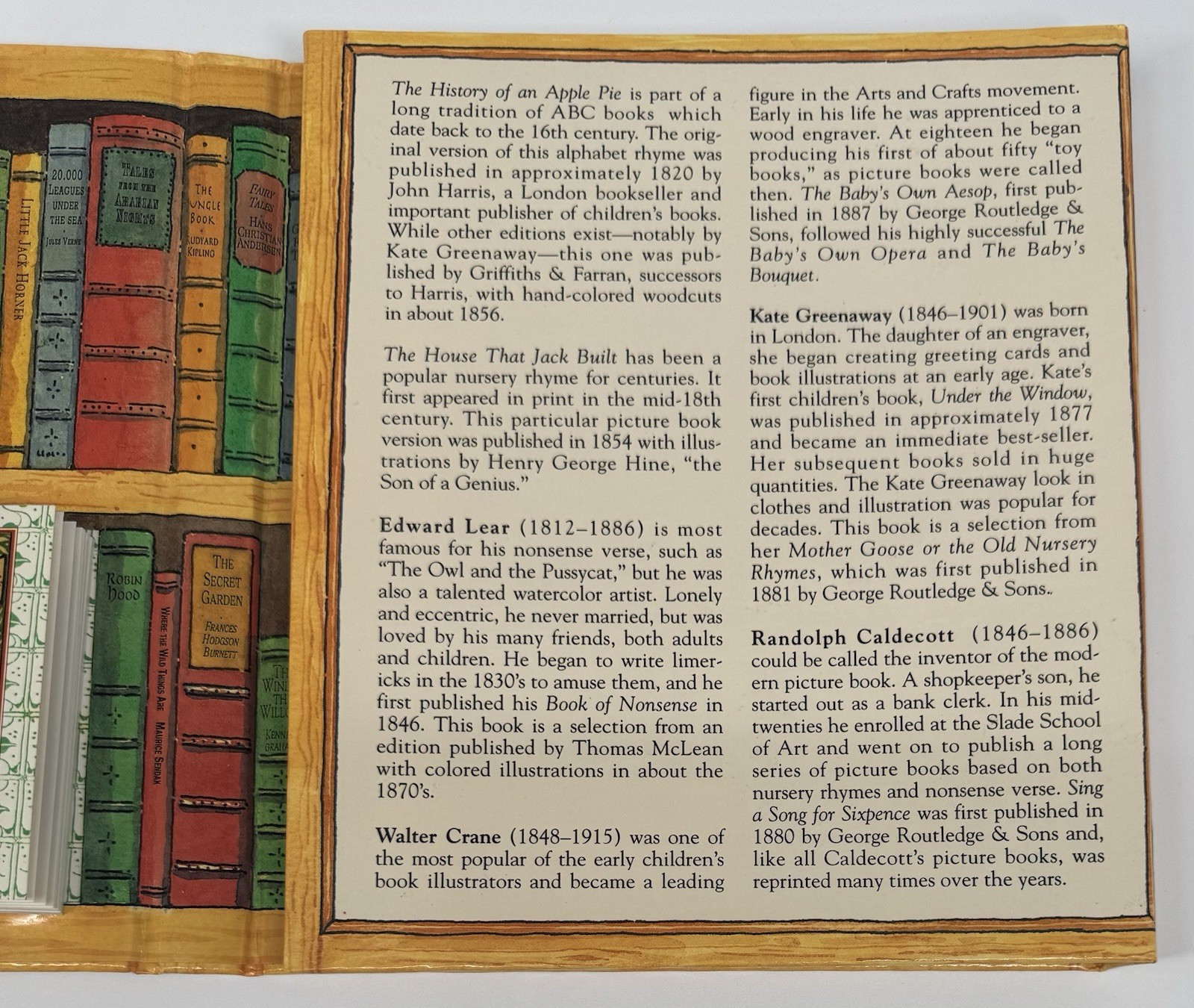VTG Book Cupboard: 6 Children’s Classics in Miniature From Bodleian Library 1996