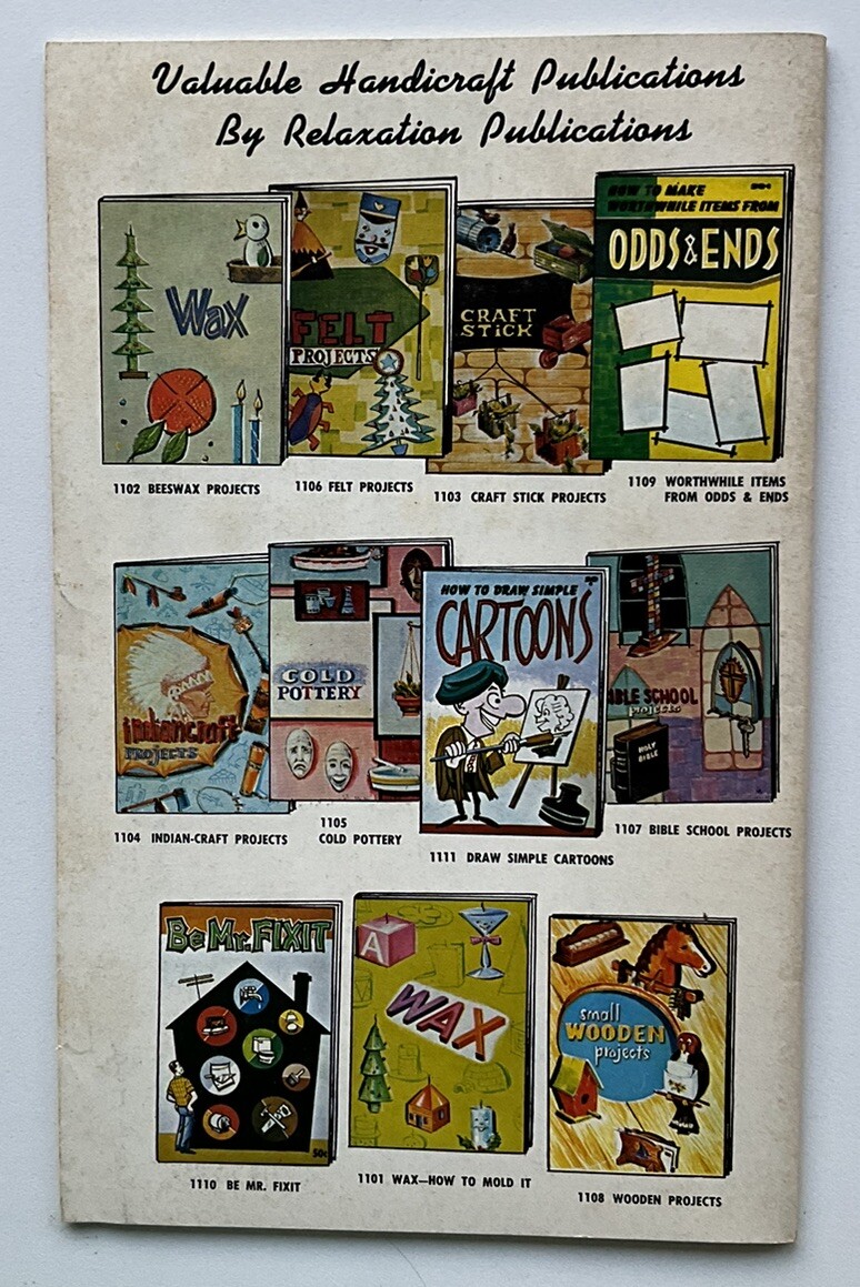 Be Mr. Fixit Alfred Gruen 1963 Relaxation Publications Arrow Handicraft Corp WOW