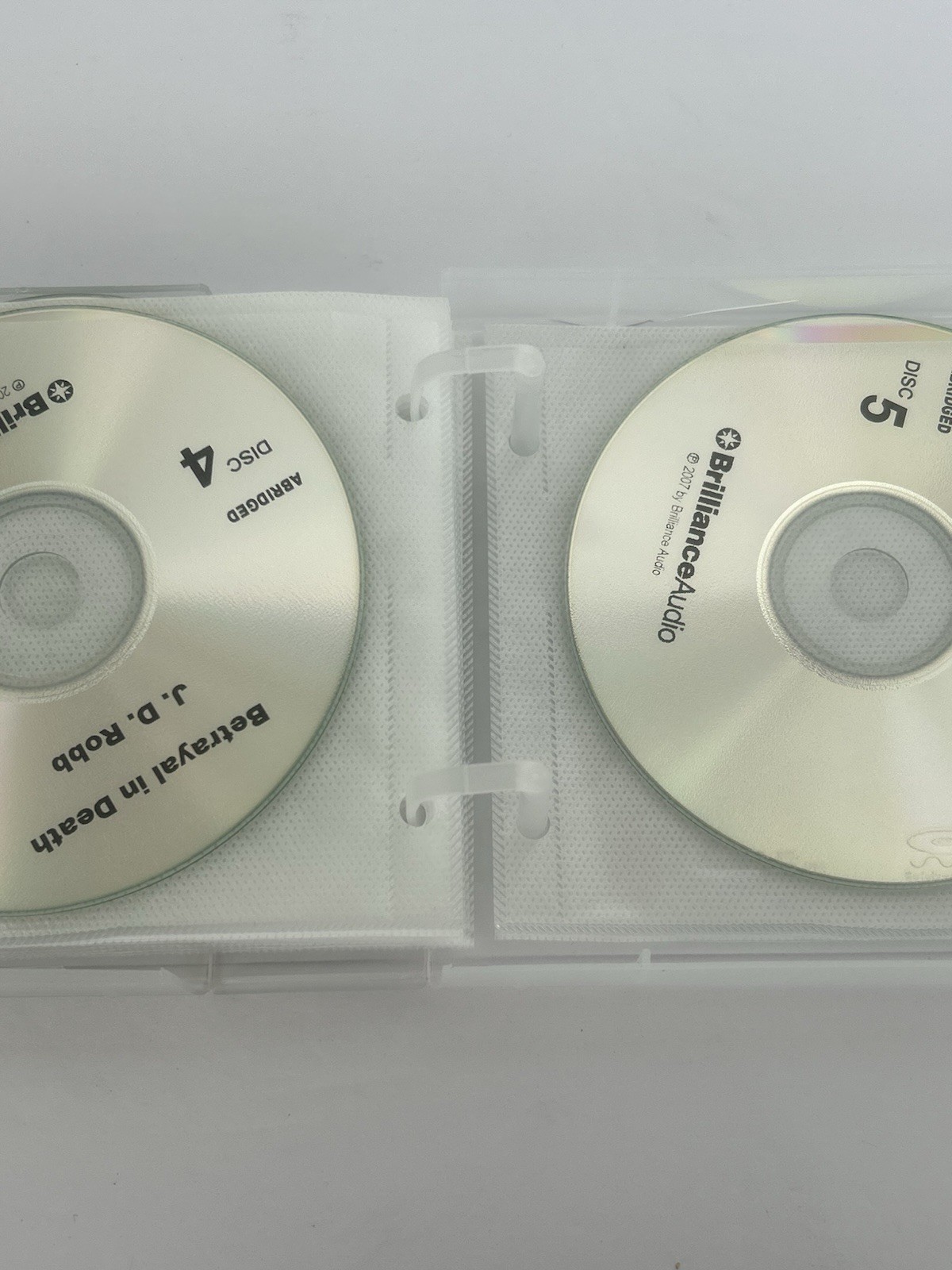 J D Robb CD Collection 4 In Death Series Witness Judgement and Betrayal