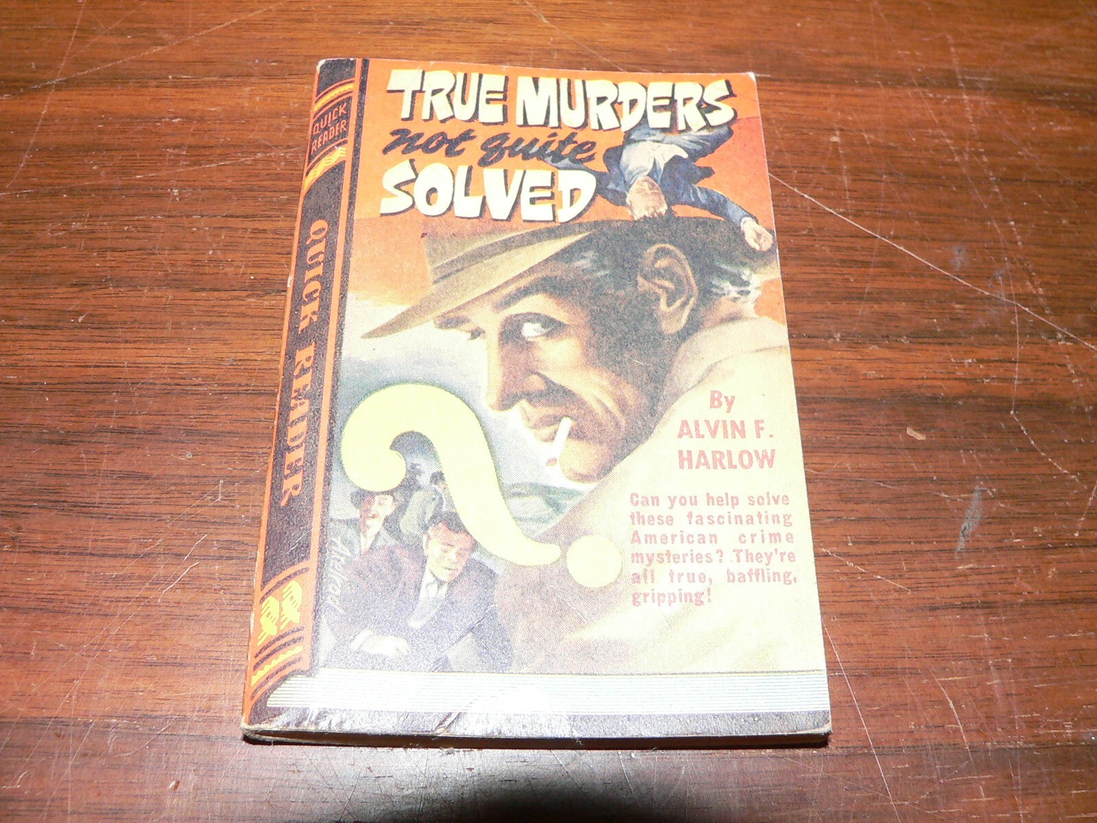 Vintage 1944 True Murders Not Quite Solved Royce Quick Reader Mini Book #123