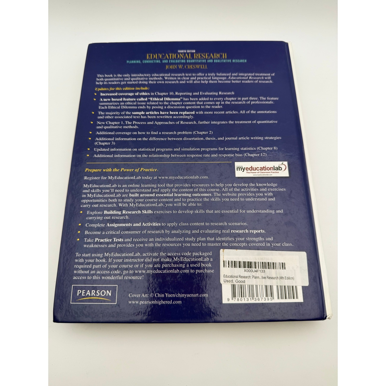 Educational Research 4th Edition John W Creswell Pearson Textbook 9780131367395