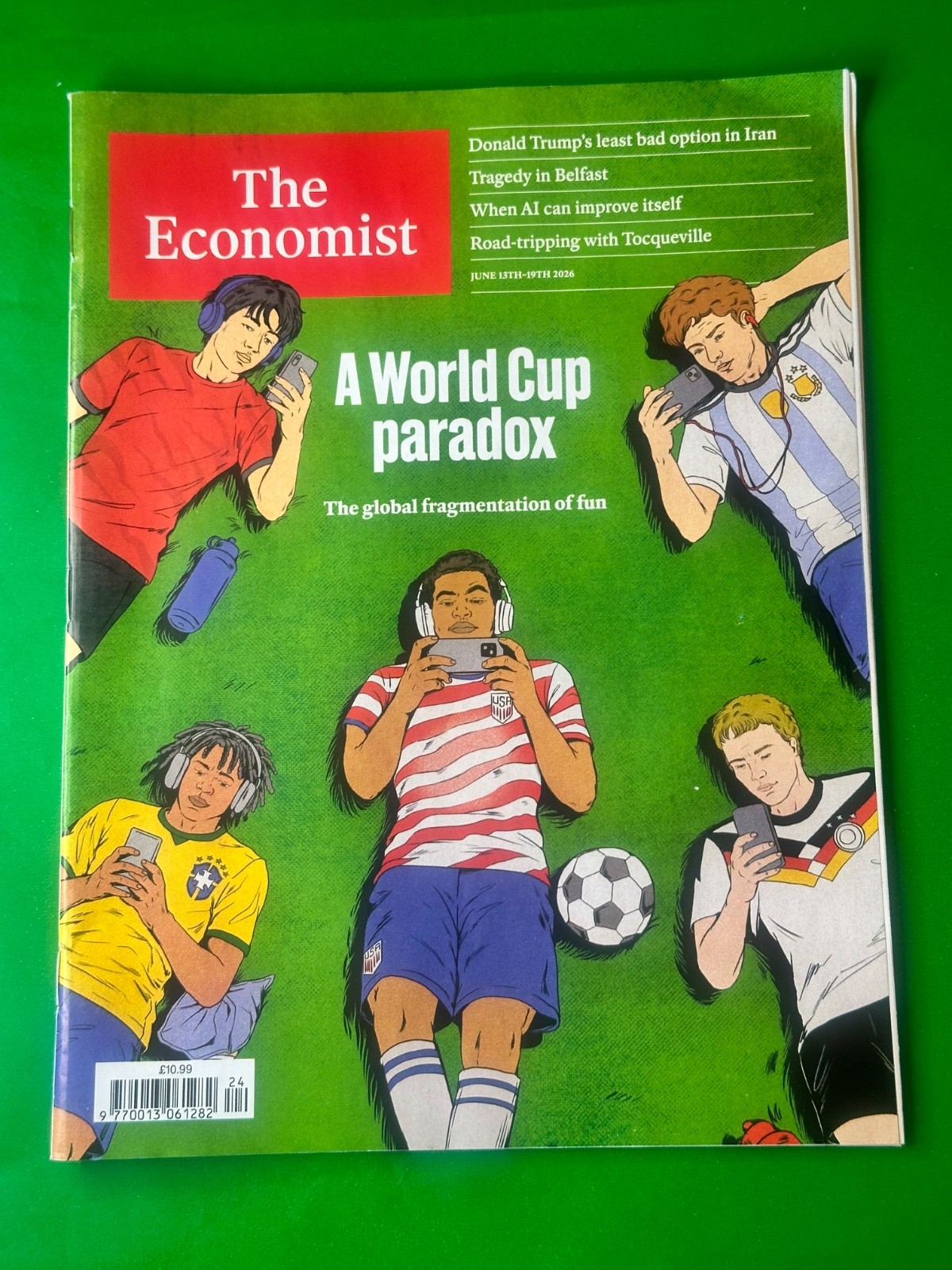 The Economist Bundle Of 10 Magazines, February 21 – June 13 (World Cup) 2026