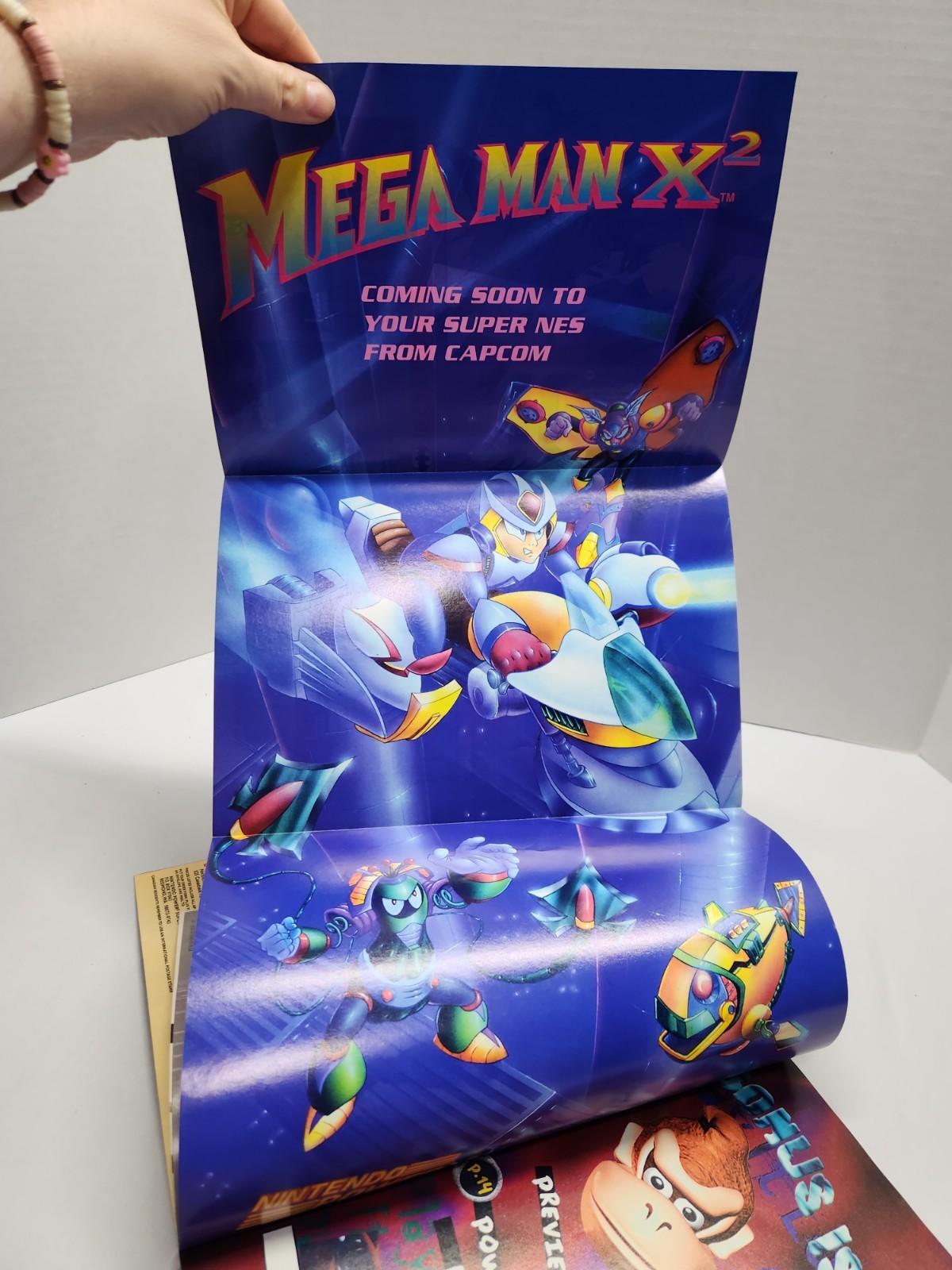 Nintendo Power Vol. 68 Jan 1995 ISSUE Batman & Robin w Mega Man Poster & Iron On