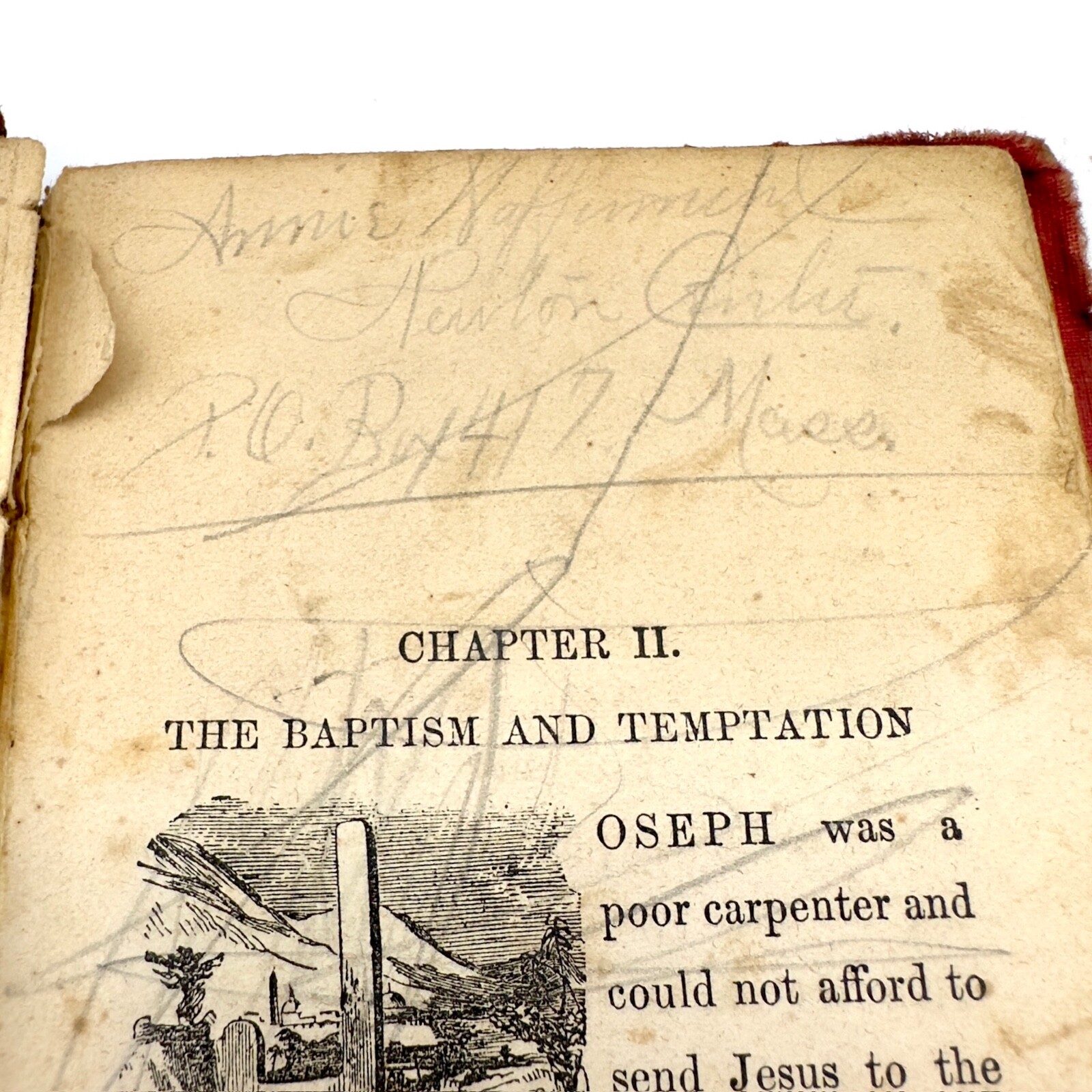 Antique Christian Book: «The Light of the World» by Jenny Marsh Parker (1858)