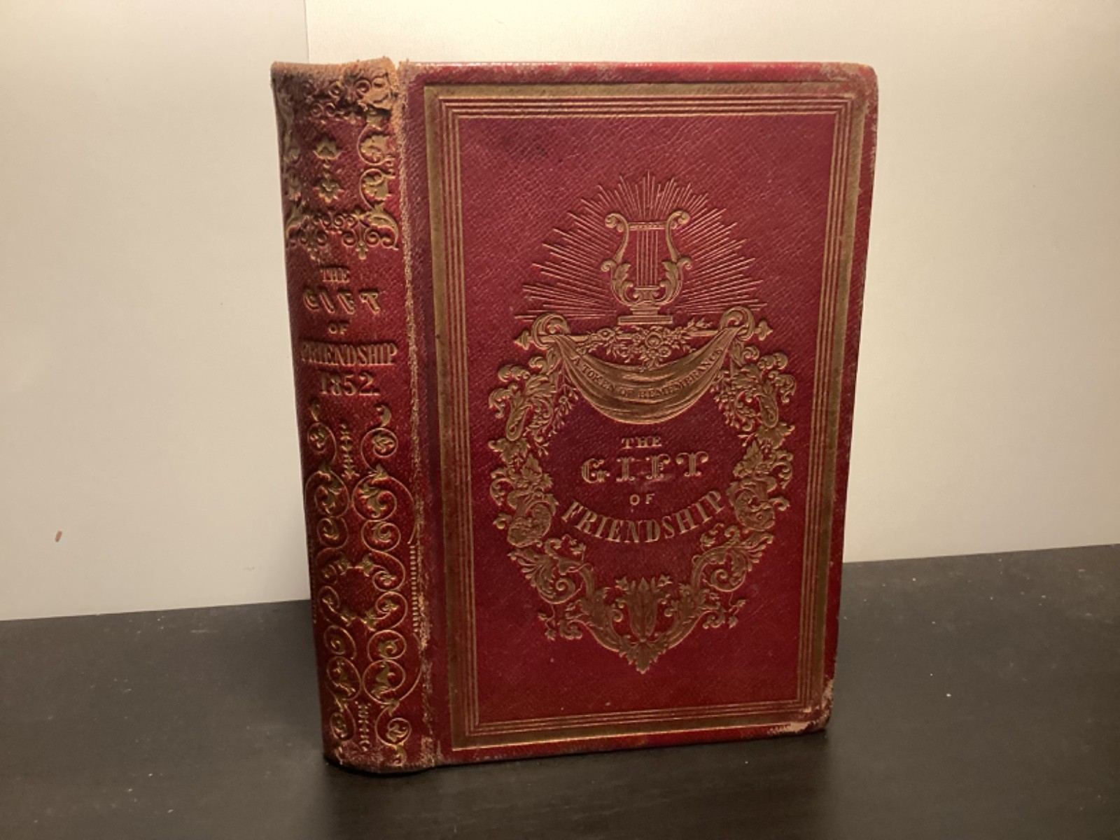 1852 The Gift Of Friendship – Rare Illustrated Gift Book
