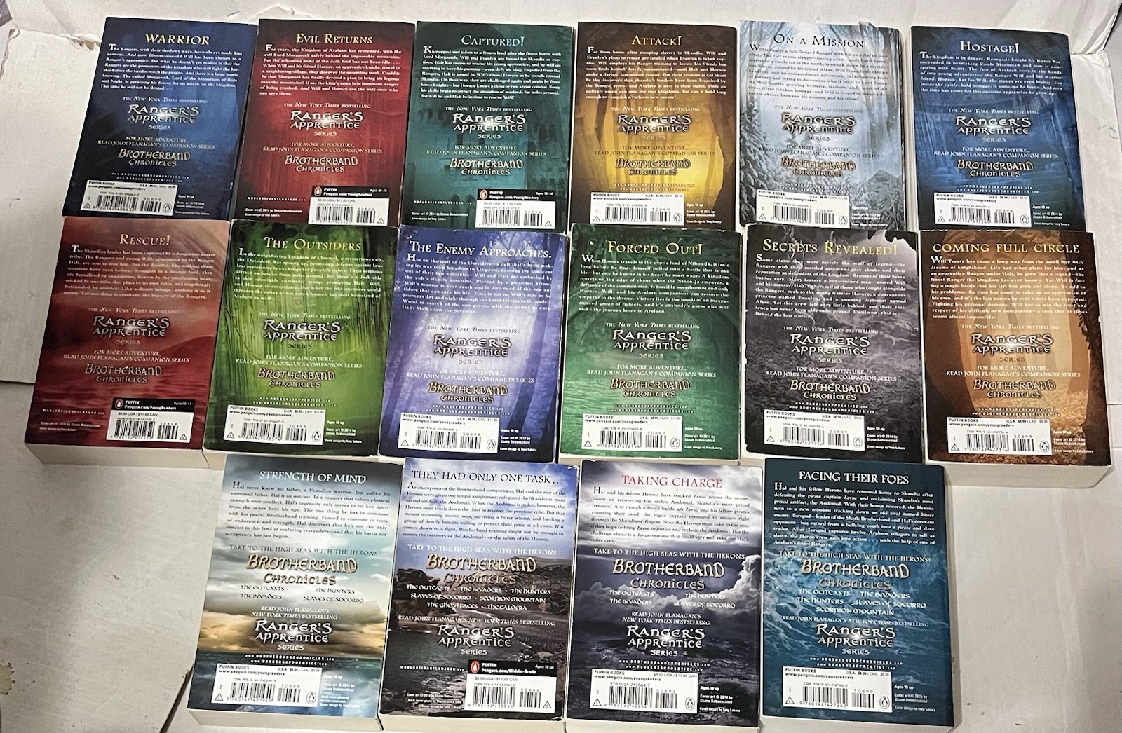 Ranger’s Apprentice Complete Series Set 1-12 Brotherband 1-4 Books John Flanagan