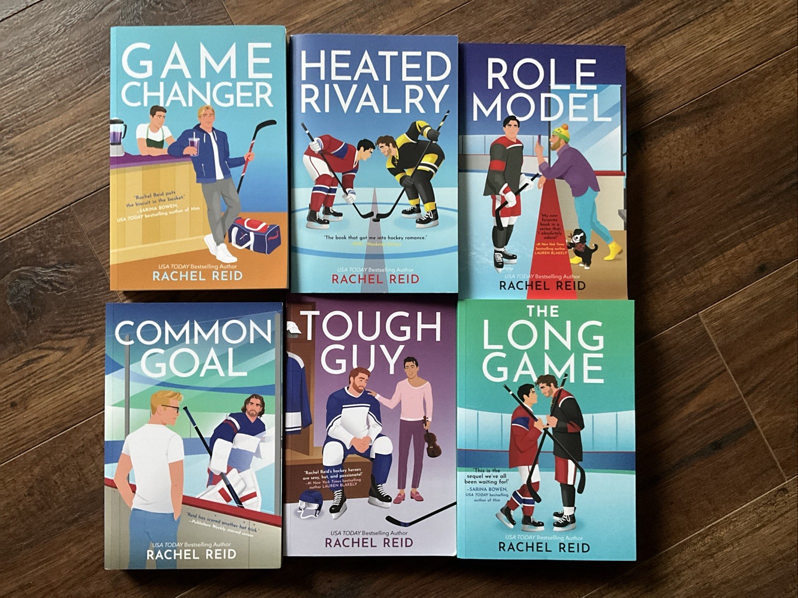 Heated Rivalry Game Changer Series By Rachel Reid – 6 Paperback