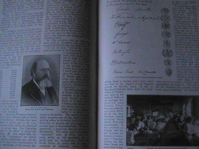 Holy Bible How Printed Circulated Frowde Printing Press Old Antique Article 1894